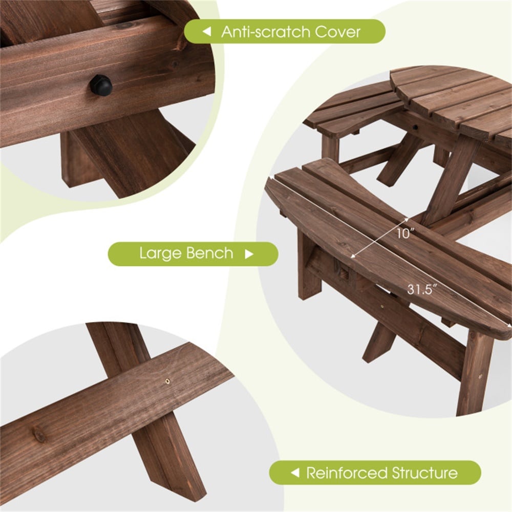 Mondawe 0433-HY Picnic-Tables - View #8