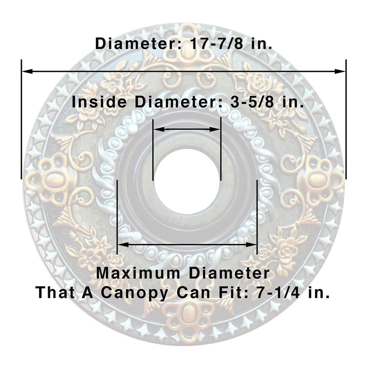 From Plain to Beautiful in Hours CCMF-015-INT-LL Ceiling-Medallions - View #5