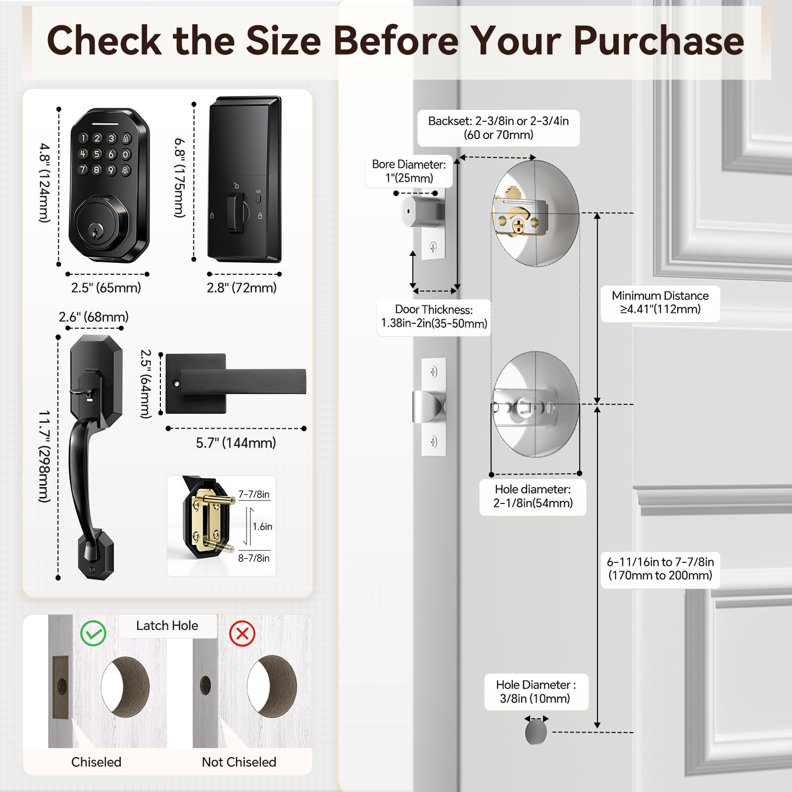 KHKFY LKH0712X098 Electronic-Door-Locks - View #7