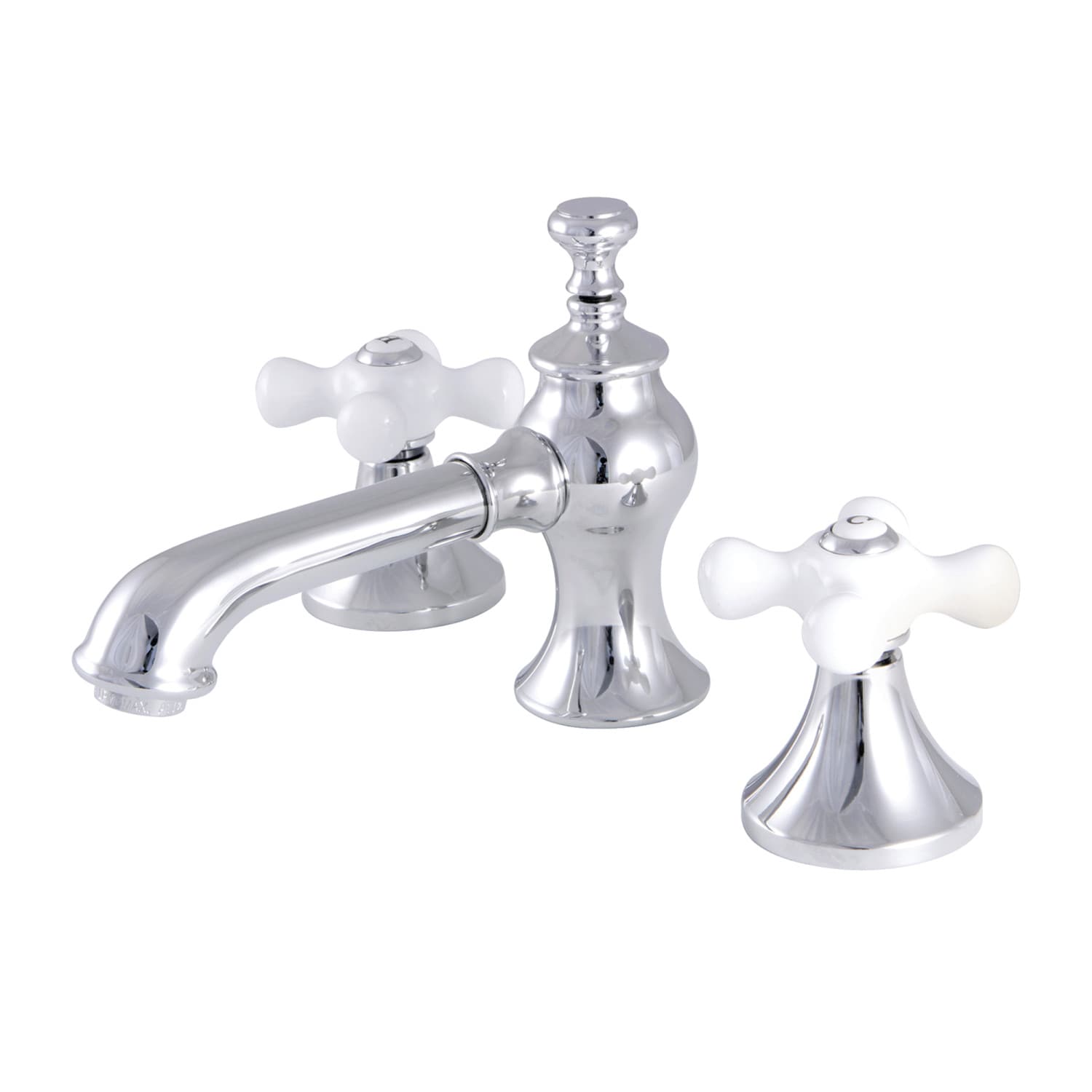 Kingston Brass Vintage Polished Brass Widespread 2-handle Bathroom Sink  Faucet with Drain (12.38-in)