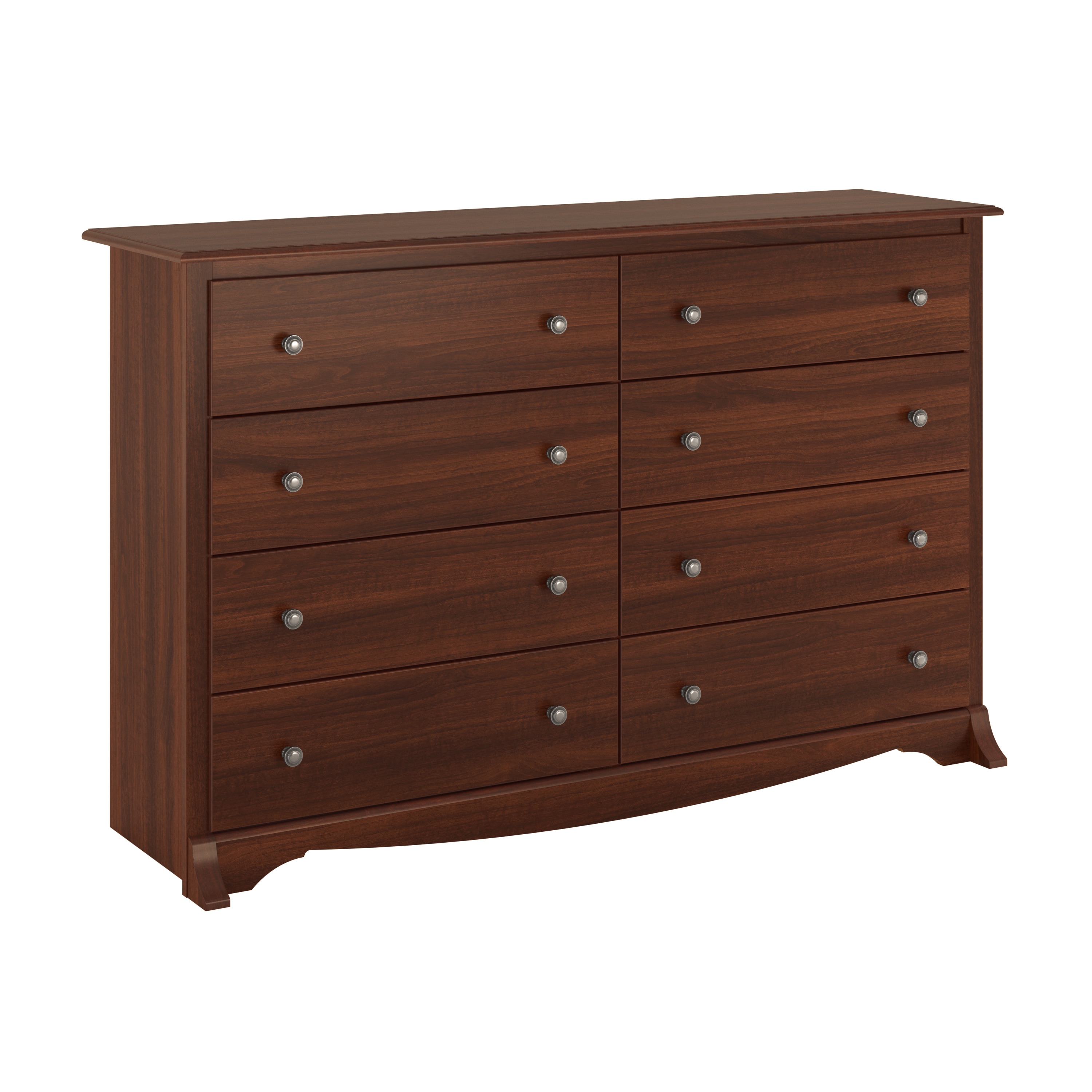 Prepac CDC-6338 Monterey Cherry Pine 8 -Drawer Standard dresser