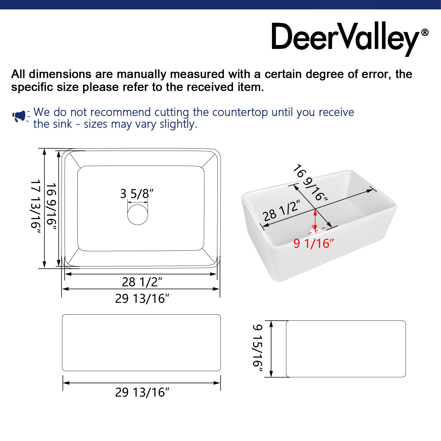 DeerValley DV-1K510 Kitchen-Sinks - View #14