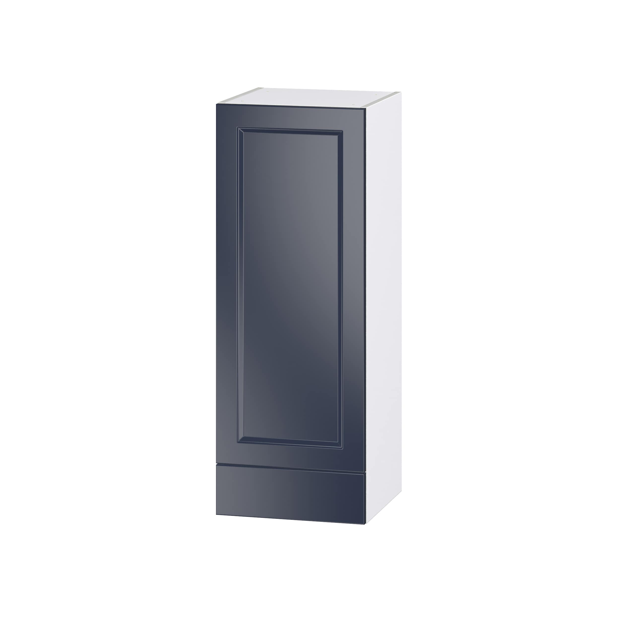 Hugo&Borg DSW1540A(L/R)-LO Lorette 15-in W x 40-in H x 14-in D Navy Blue Wall Fully assembled Cabinet (Recessed Panel Shaker)