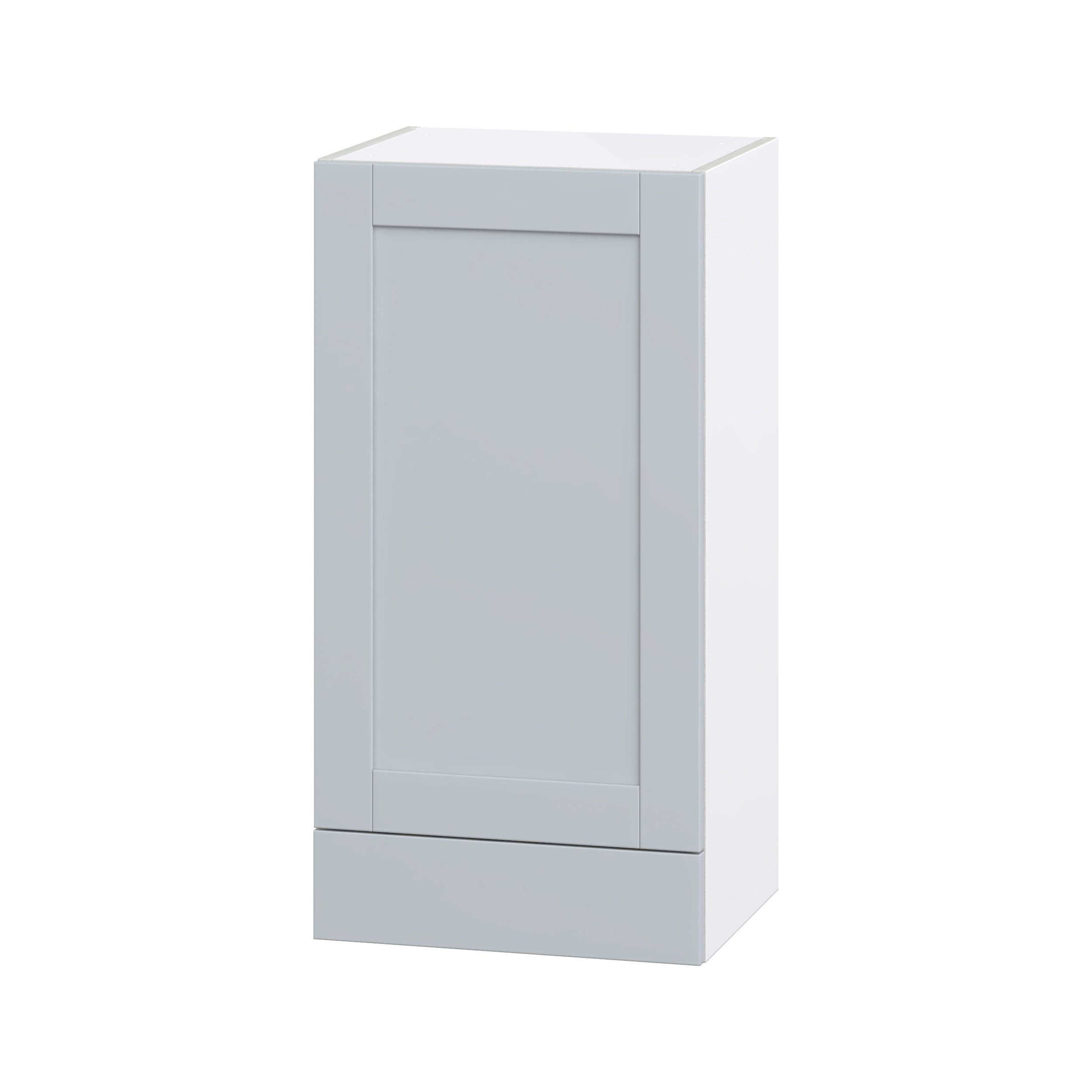 Hugo&Borg DSW1835A(L/R)-CH Charlesberg 18-in W x 35-in H x 14-in D Light Gray Wall Fully assembled Cabinet (Flat Panel Shaker)