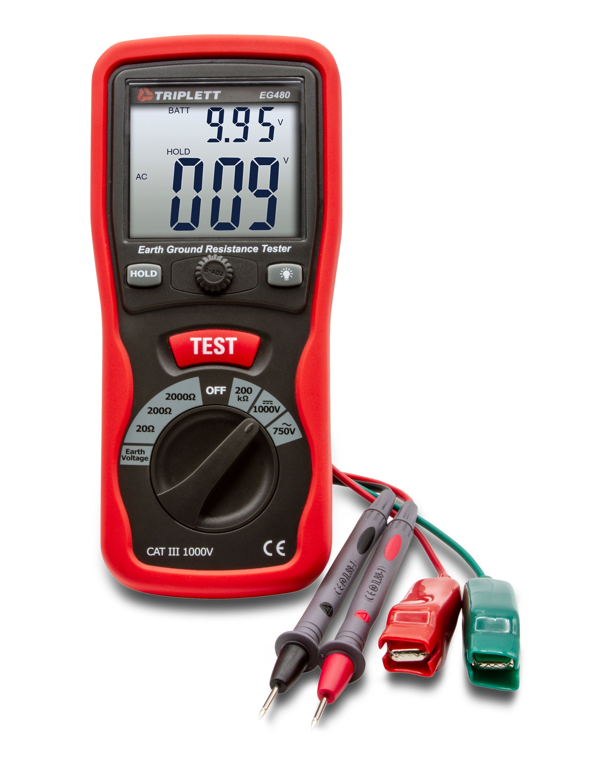 TRIPLETT EG480 Lcd Display Specialty Meter 750V