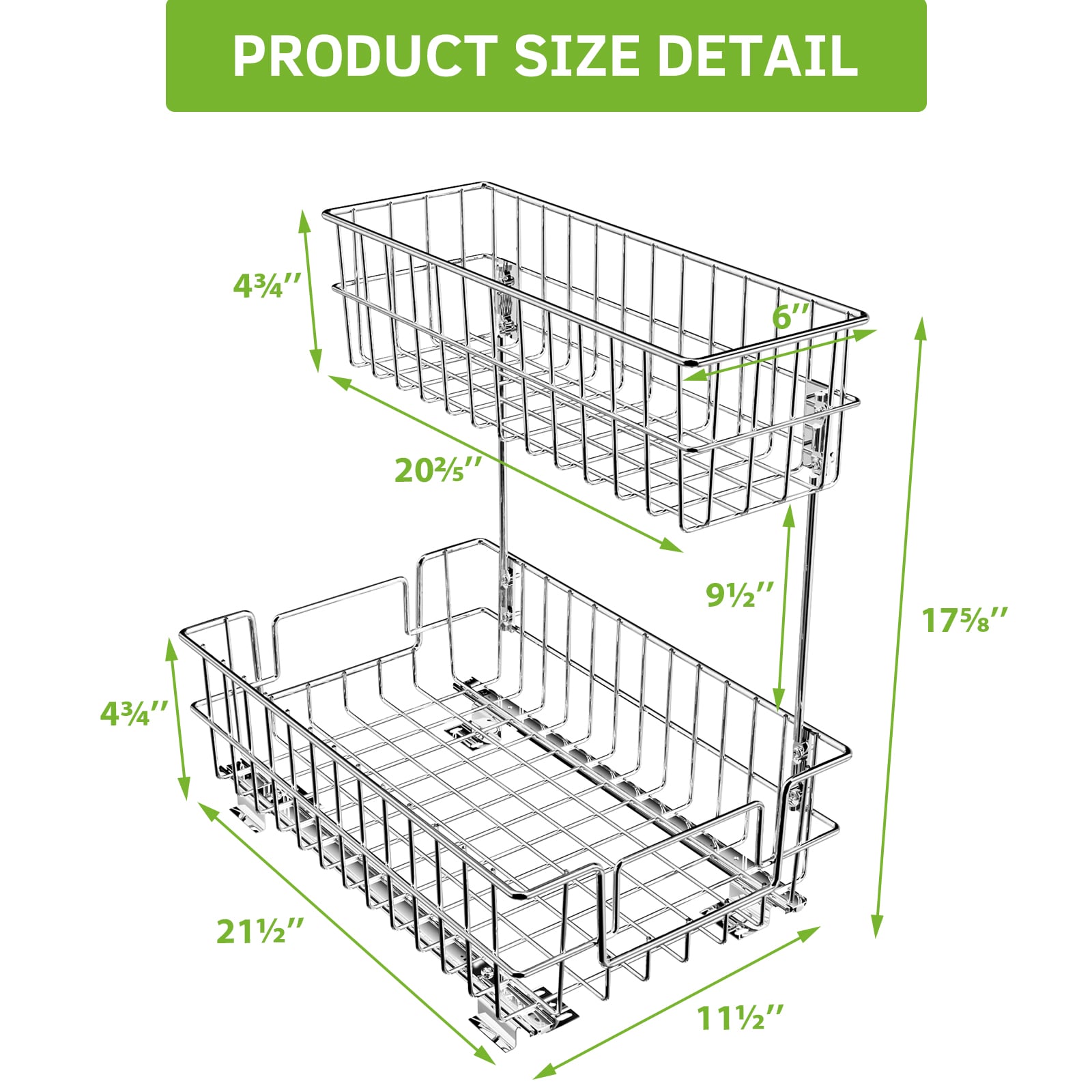 LOVMOR LL-FF7D0052CE-LYJ Pull-Out-Cabinet-Baskets - View #2