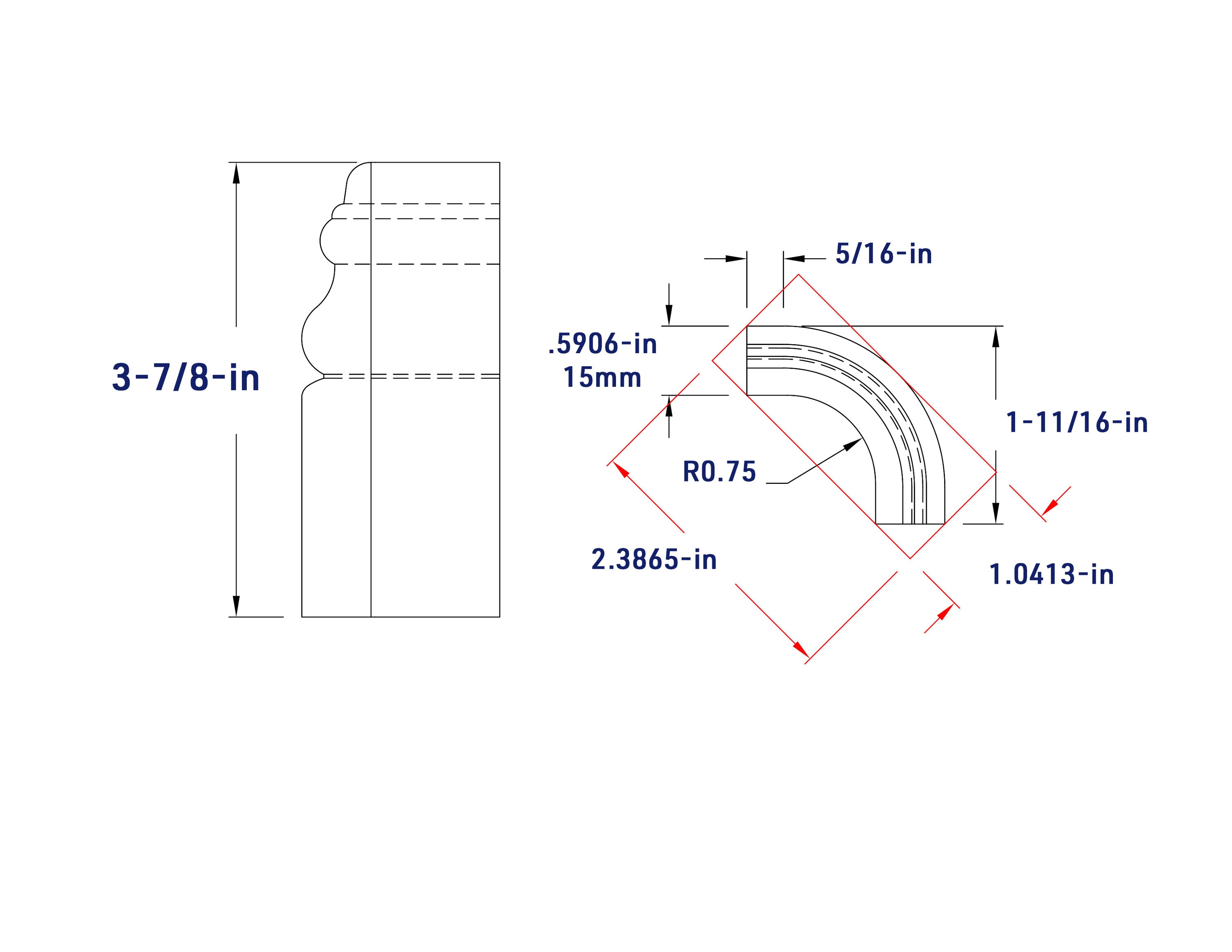 RELIABILT MN3230205 Moulding-Blocks - View #6
