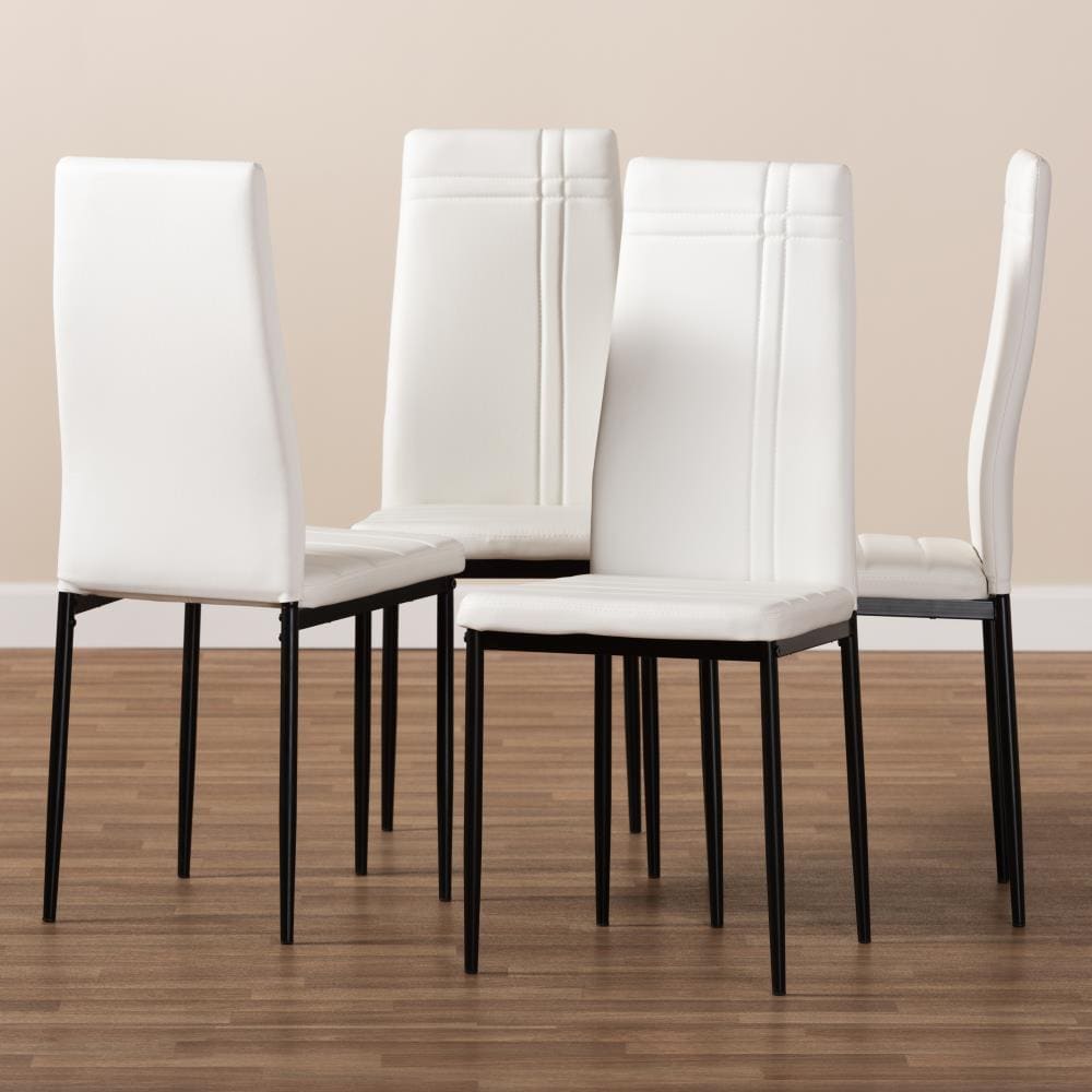 Baxton Studio 146-4PC-8786-LW Dining-Chairs - View #2
