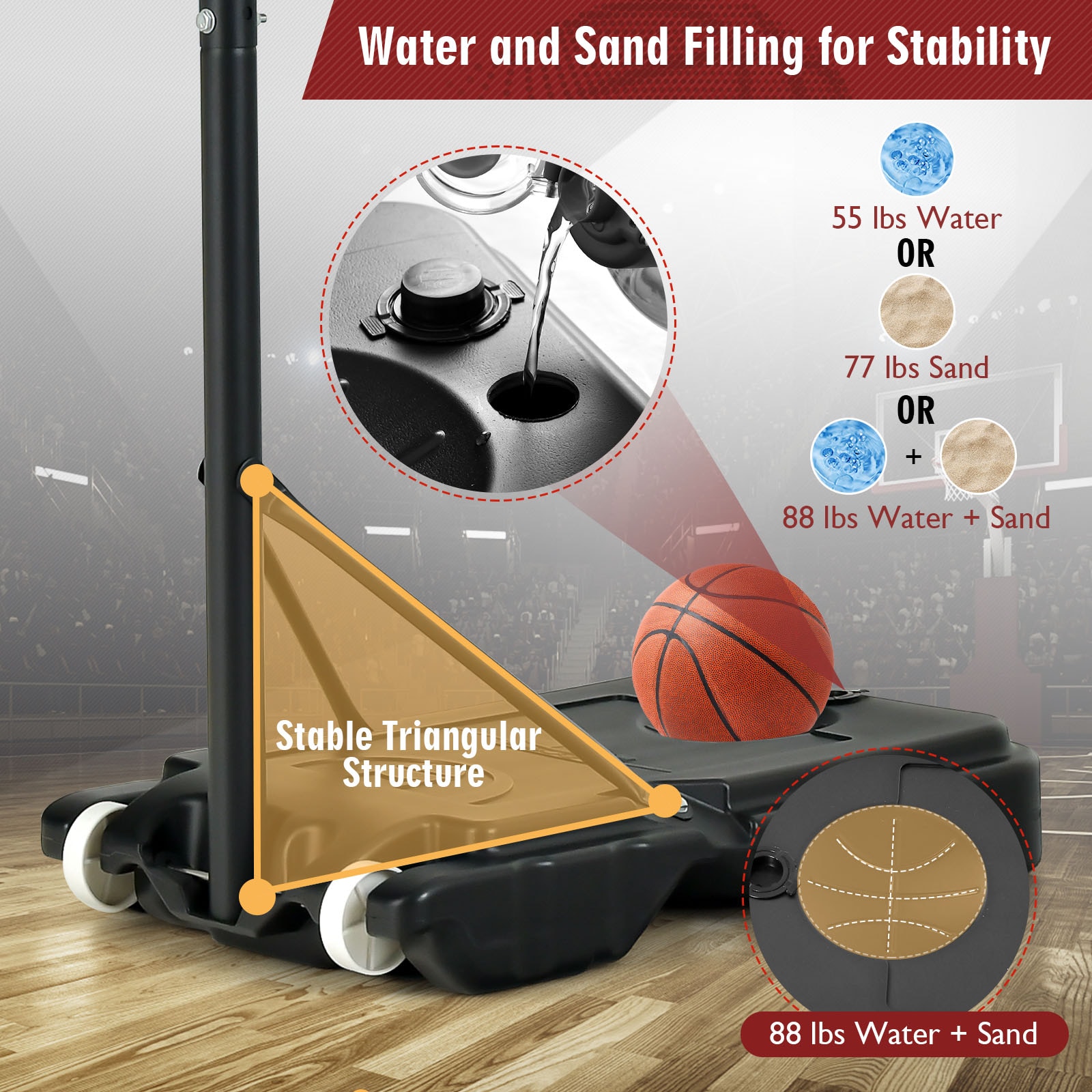 Slickblue D-CO-ER10083PS Basketball-System - View #8