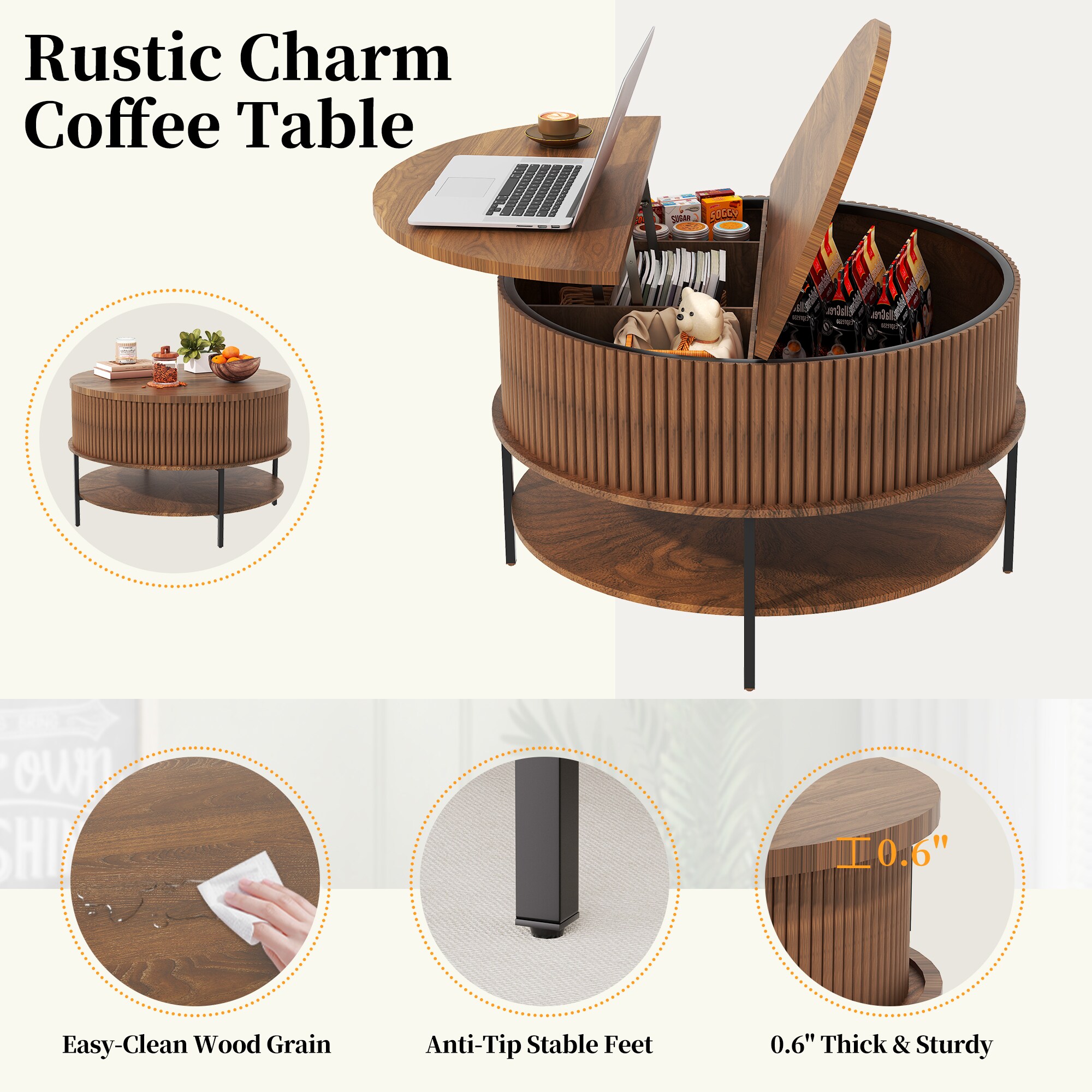 Blisstyle CFTB656 Coffee-Tables - View #5