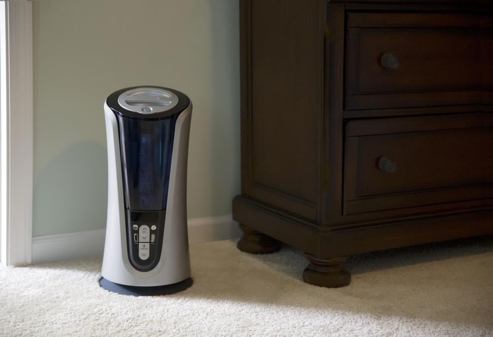 HOMEDICS TotalComfort Deluxe 1.5-Gallon Tower Cool Mist/Warm Mist ...