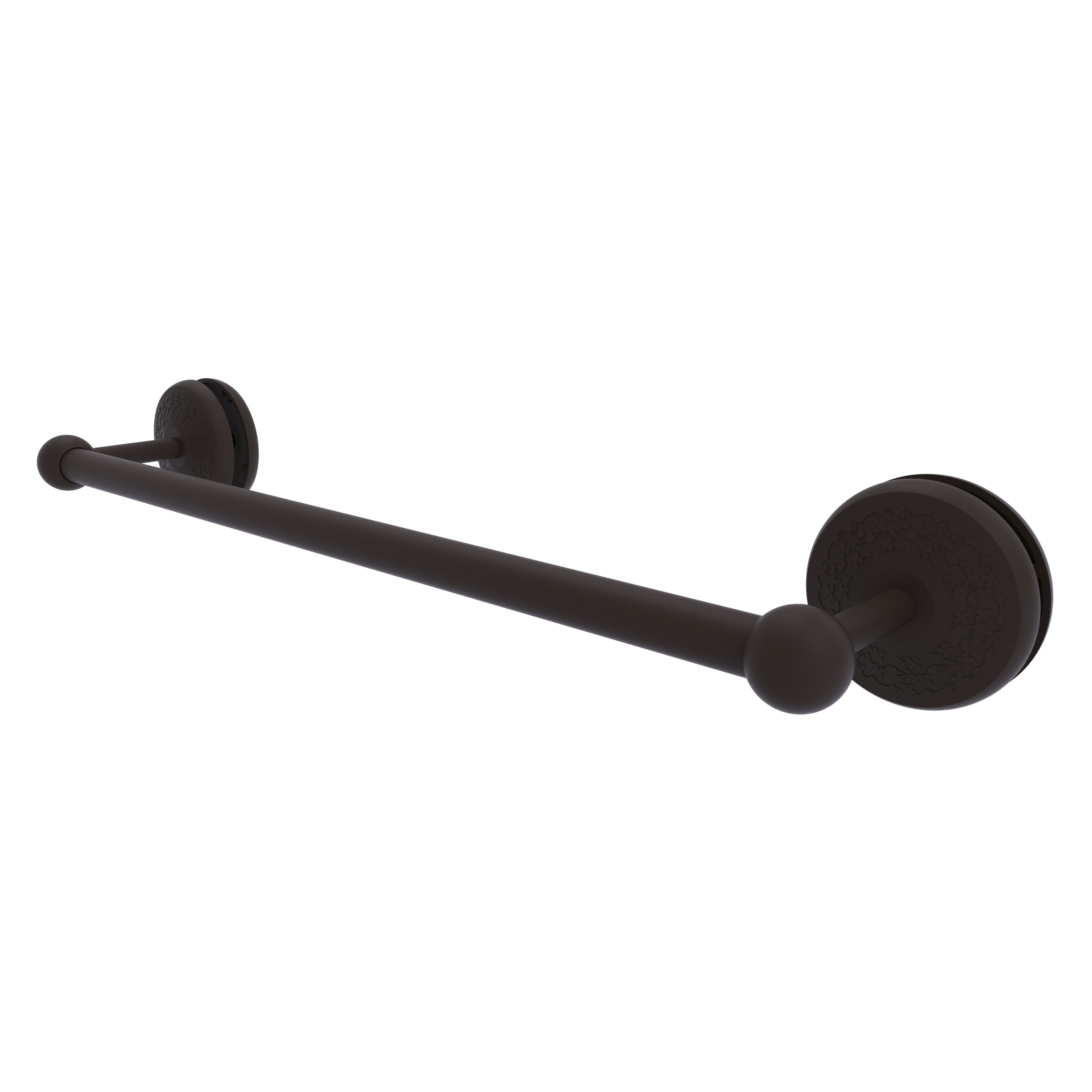 Allied Brass MC-41-SM-18-ORB Monte Carlo 18-in Oil-rubbed bronze Wall mount Single Towel Bar