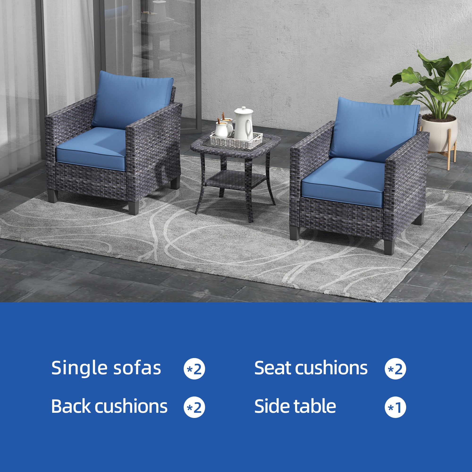 Ovios YZTGS3022 Patio-Chairs - View #3