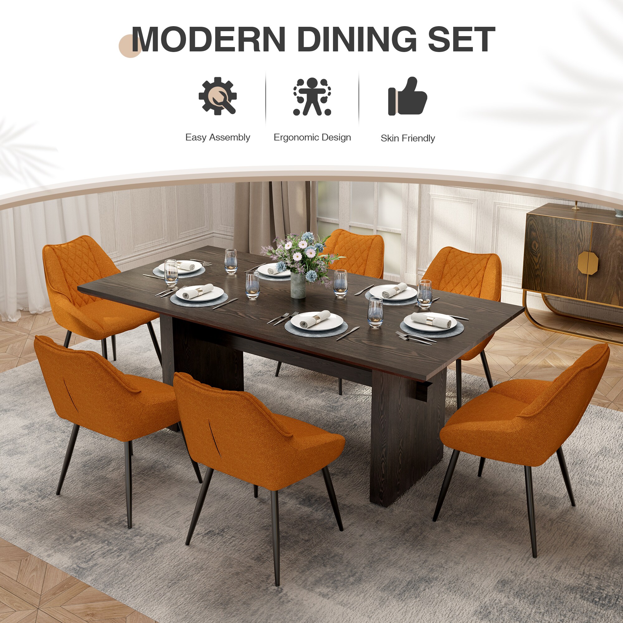 Clihome CL-172353YE Dining-Sets - View #6