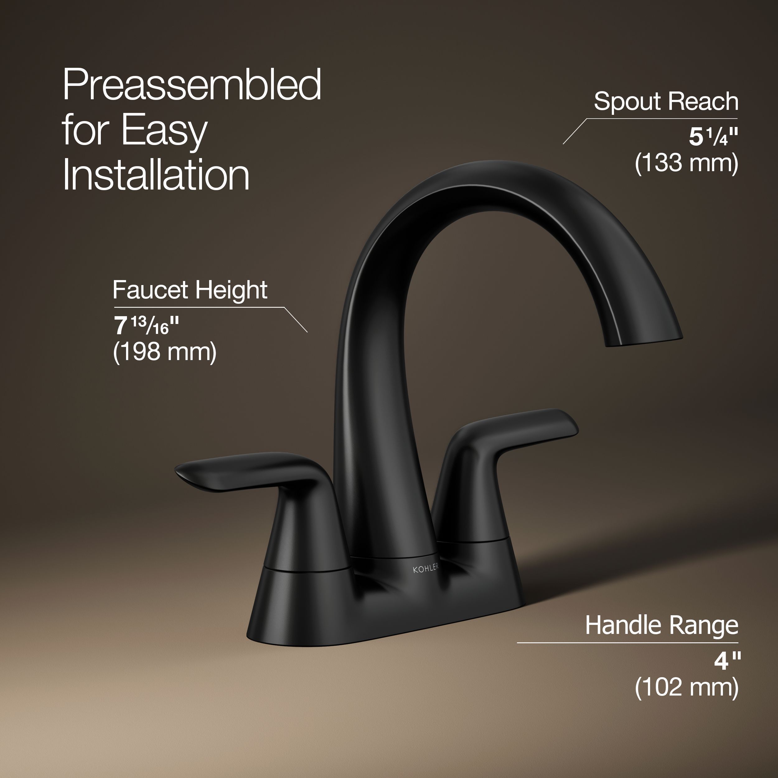 KOHLER R33047-4D-BL Lavatory-Faucets - View #3