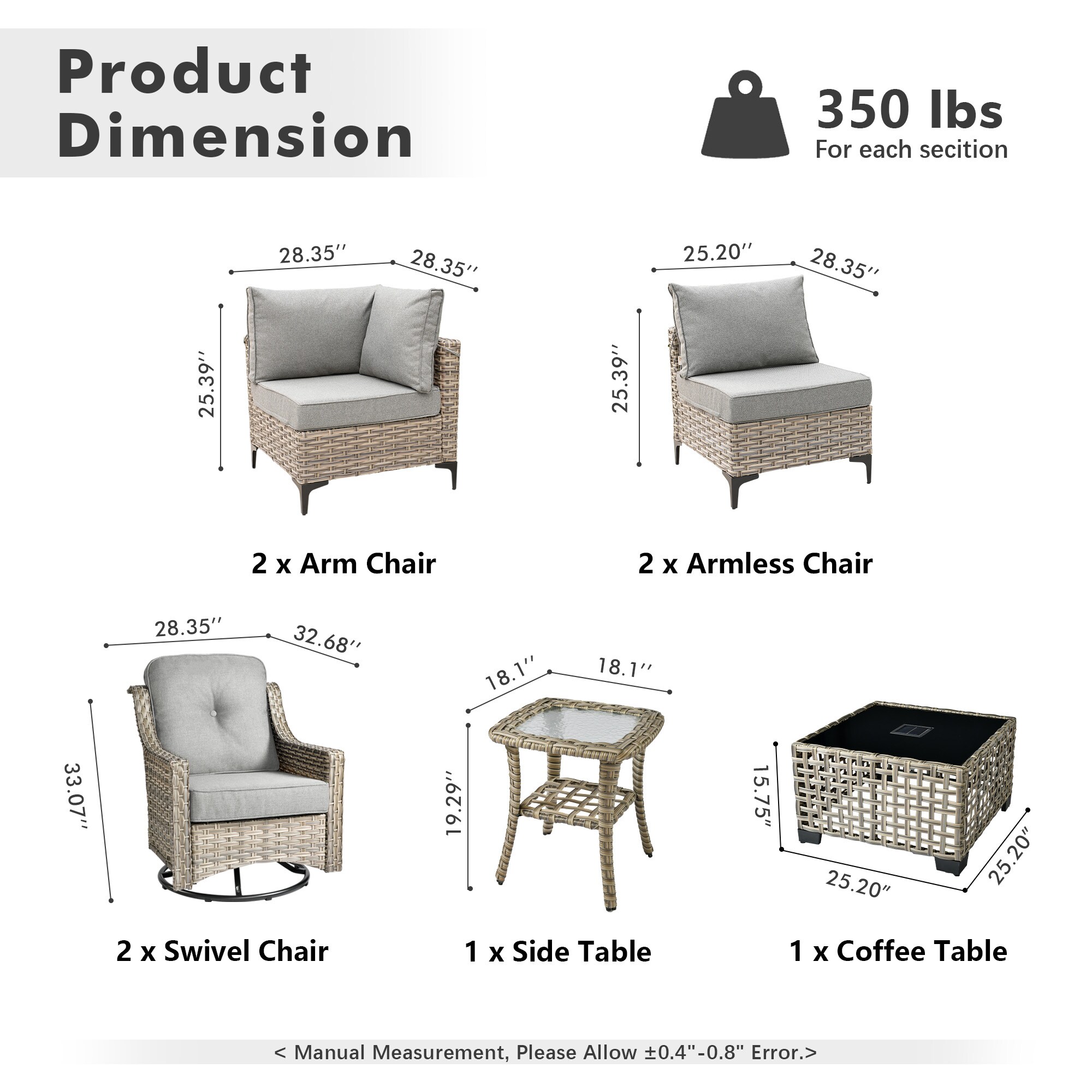 ALTRIGUS 6L-YZSKT208-AL Patio-Conversation-Sets - View #3