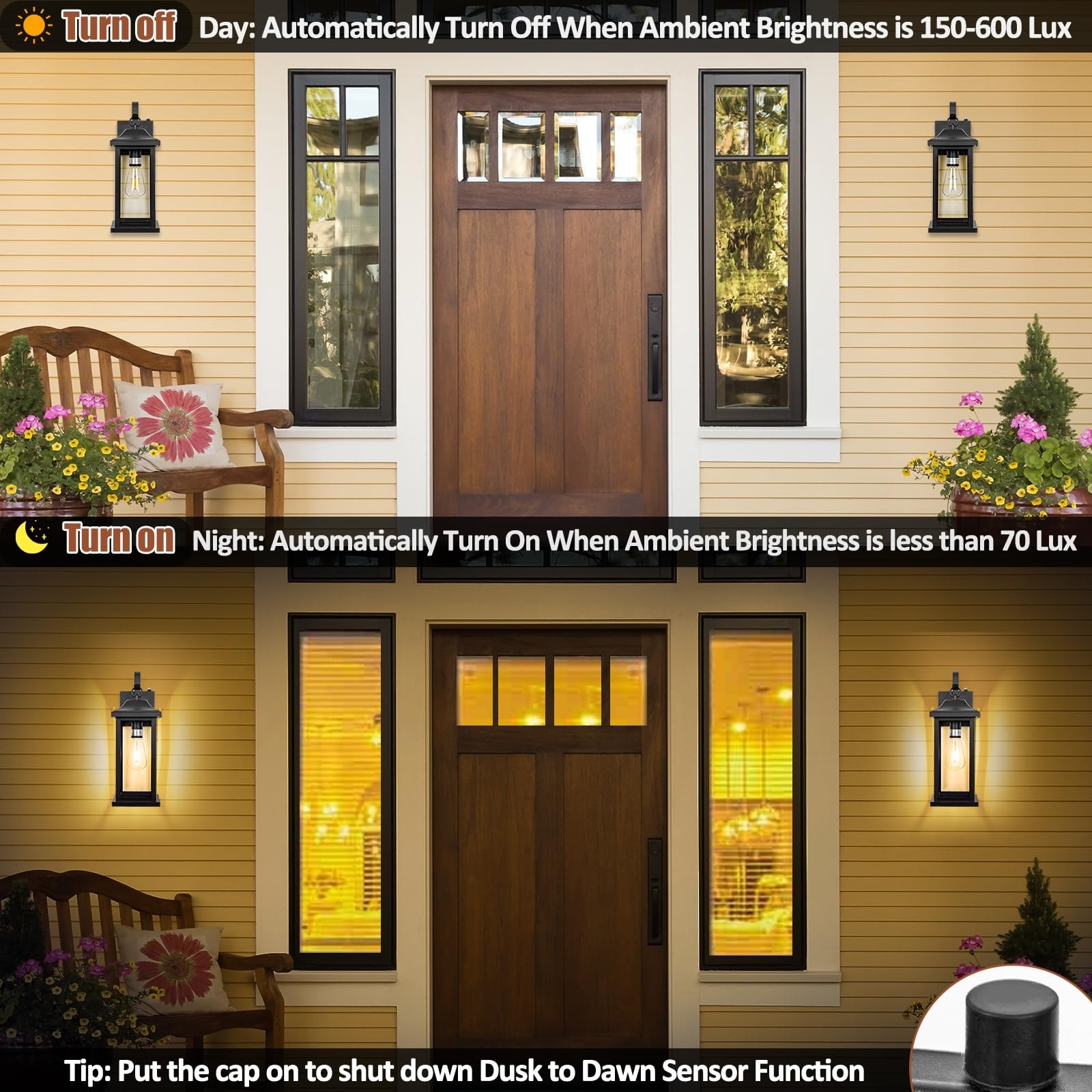 AOIZGMY LAZ0430C45 Outdoor-Wall-Lighting - View #2