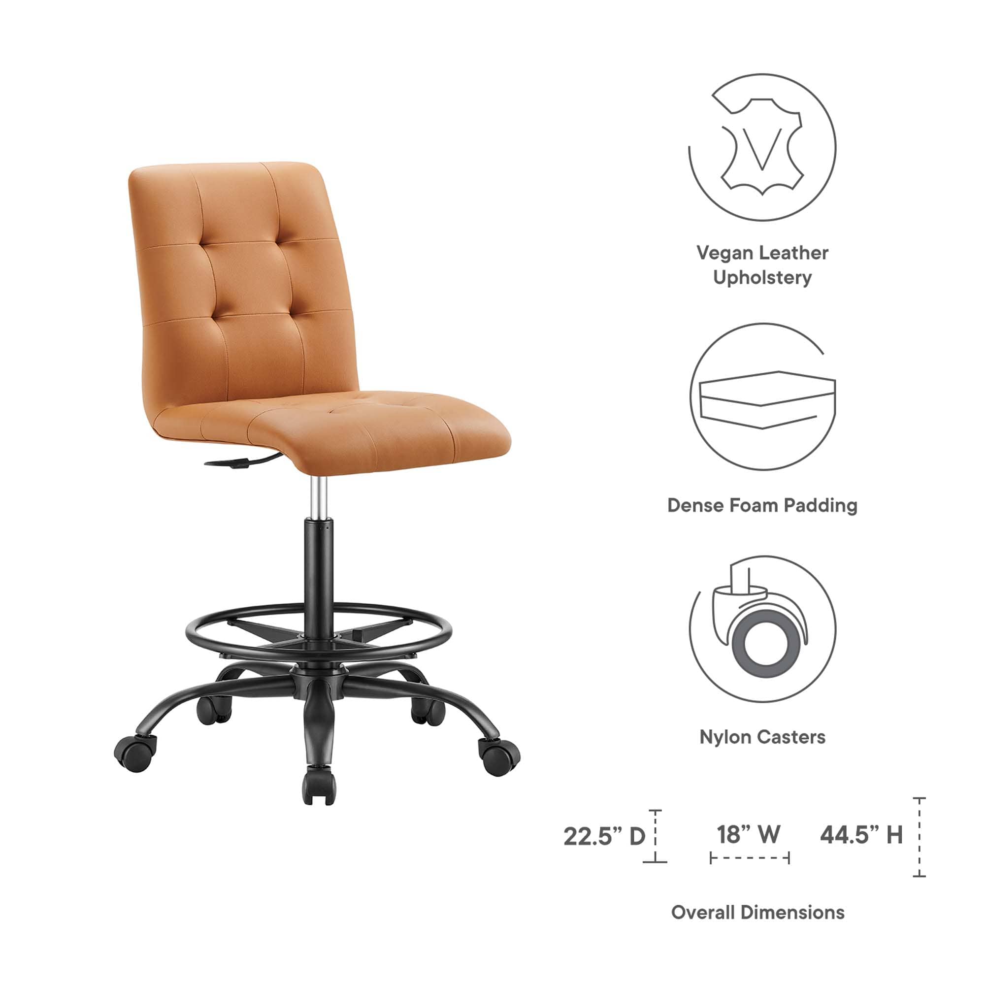 Modway EEI-4979-BLK-TAN Office-Chairs - View #2