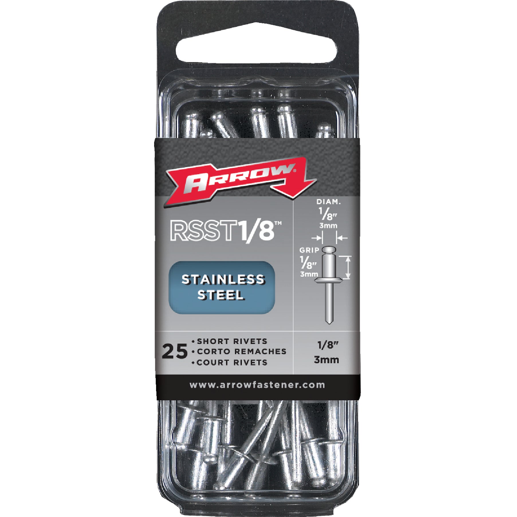 Arrow Fastener RMST 1/8 rivets - View #2