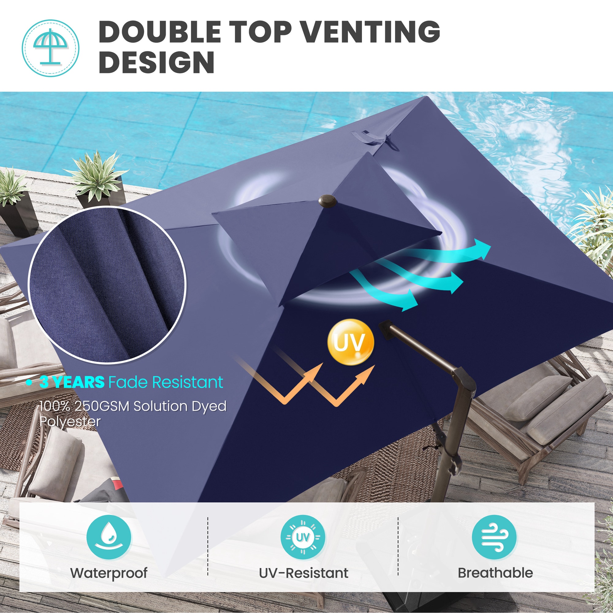 Crestlive Products CL-PU053NAV Umbrellas-2 - View #3