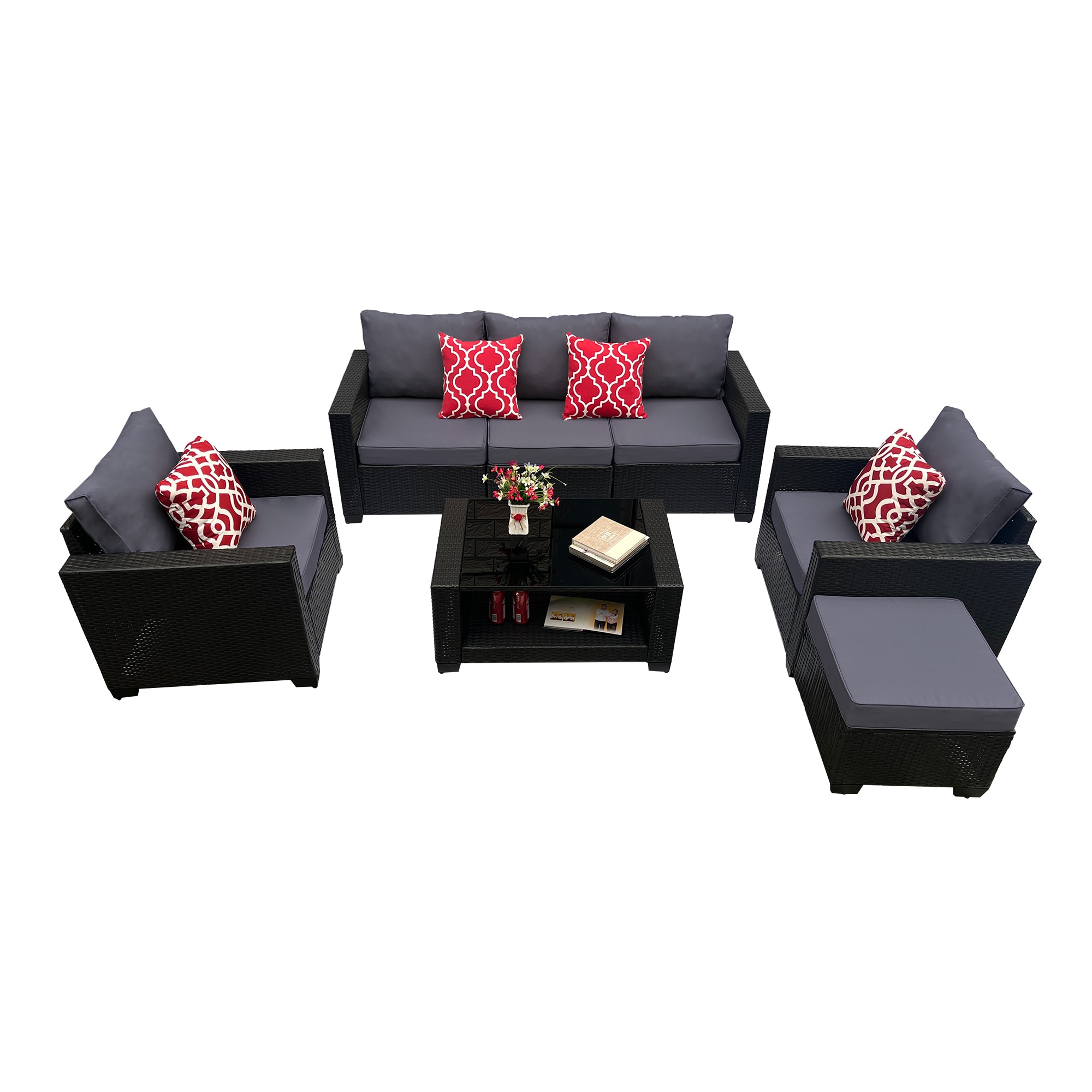 AHIOU HOME ZAAHG-S00046SF Patio-Conversation-Sets - View #5