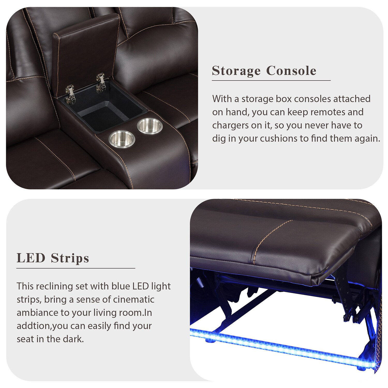 SINOFURN SYA020154BL Sofas-Loveseats - View #10