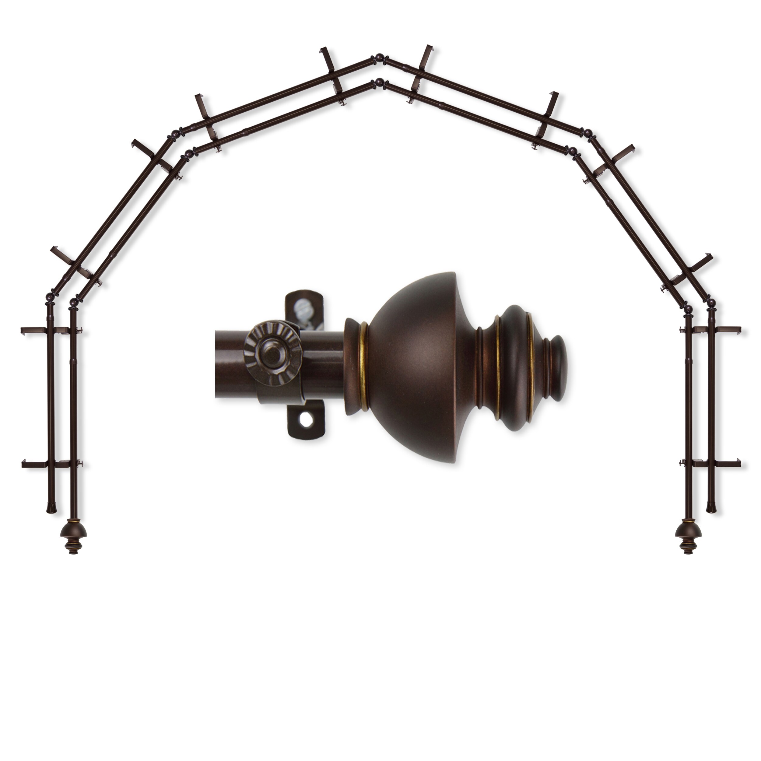 Hart & Harlow L-6BAY-04-7D Curtain-Rods - View #2
