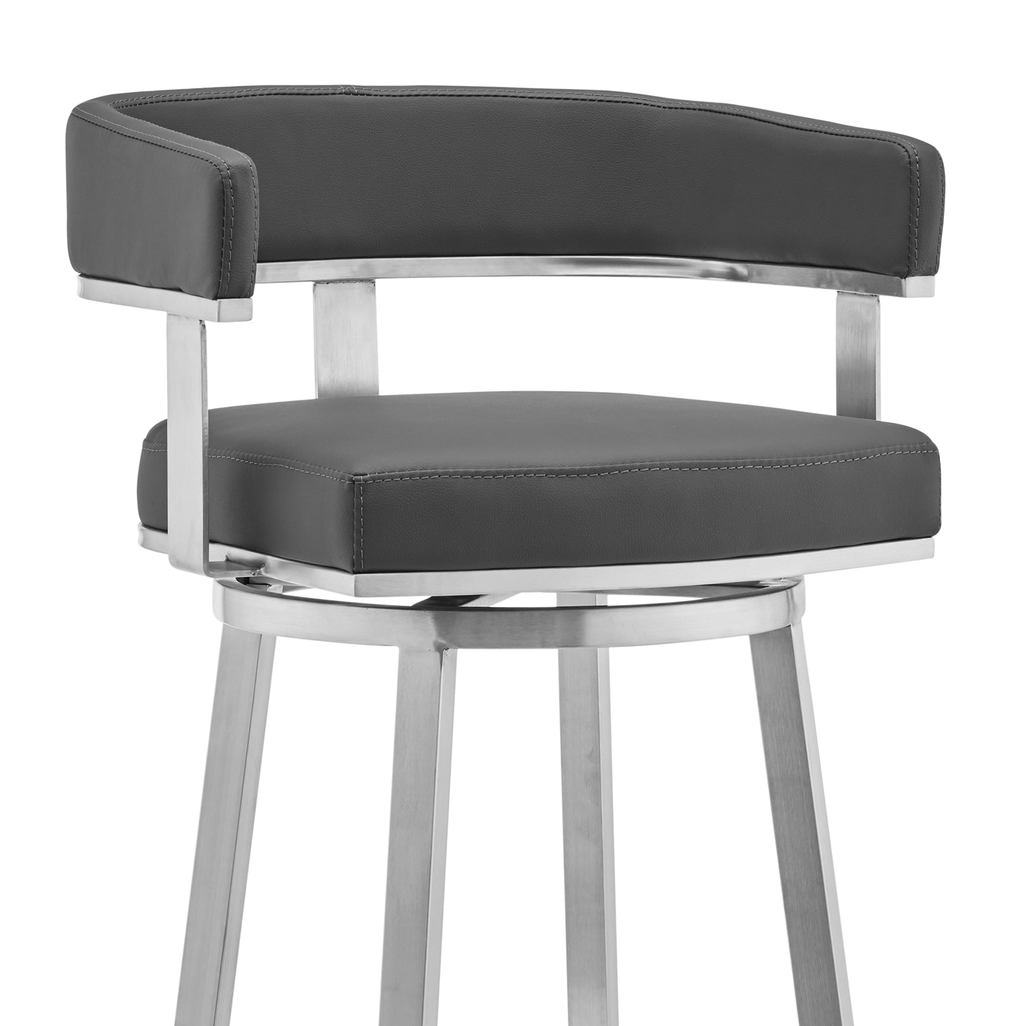 Modern swivel bar stools with arms hot sale