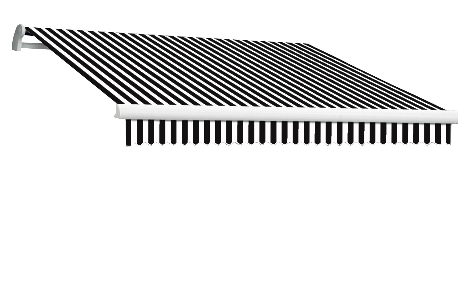 Awntech MTR20-14-KW 220.5-Inches Wide x 48-Inches Projection x 56-Inches Height Fabric Striped Window/Door Awning
