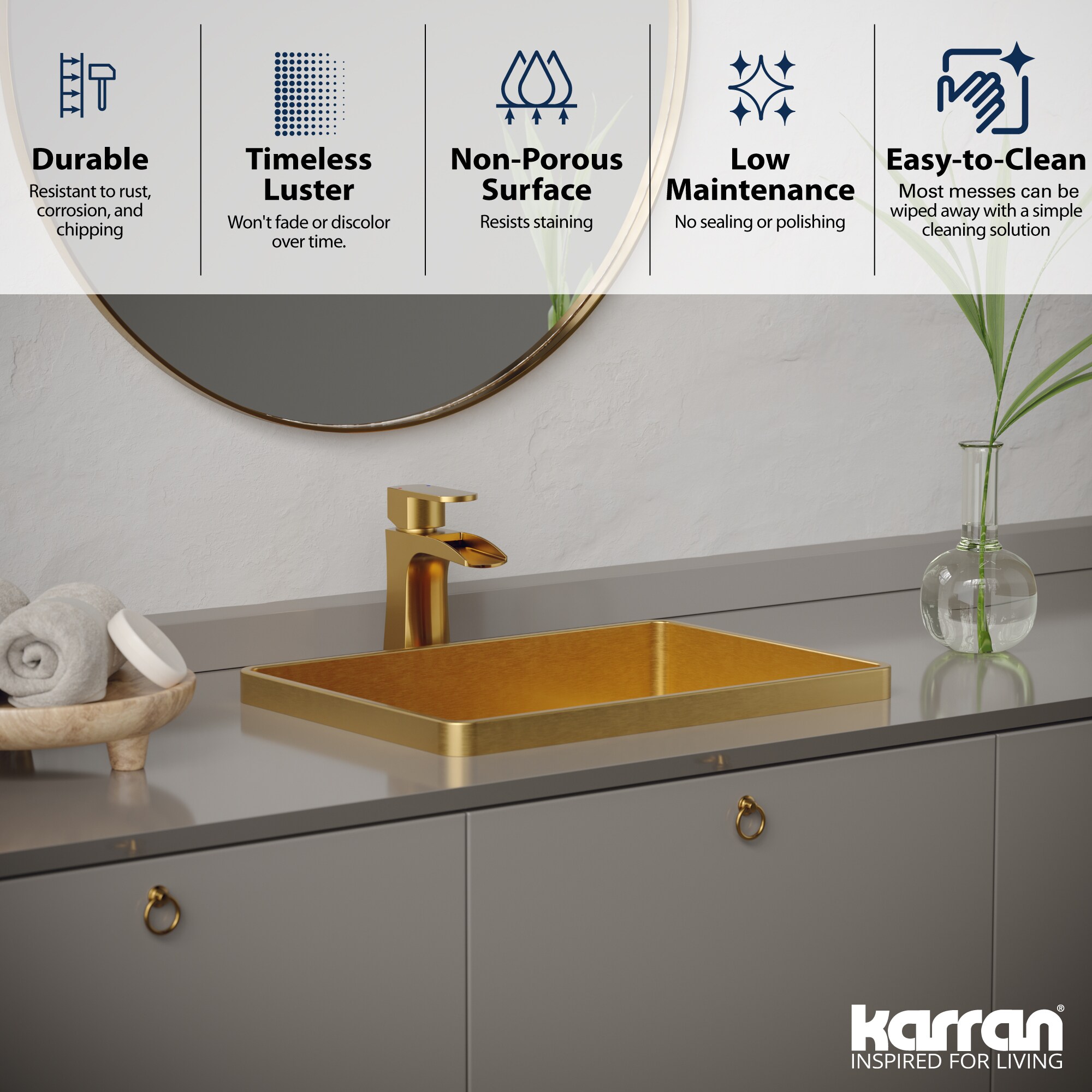 Karran CCT200G Bath-Sink - View #5