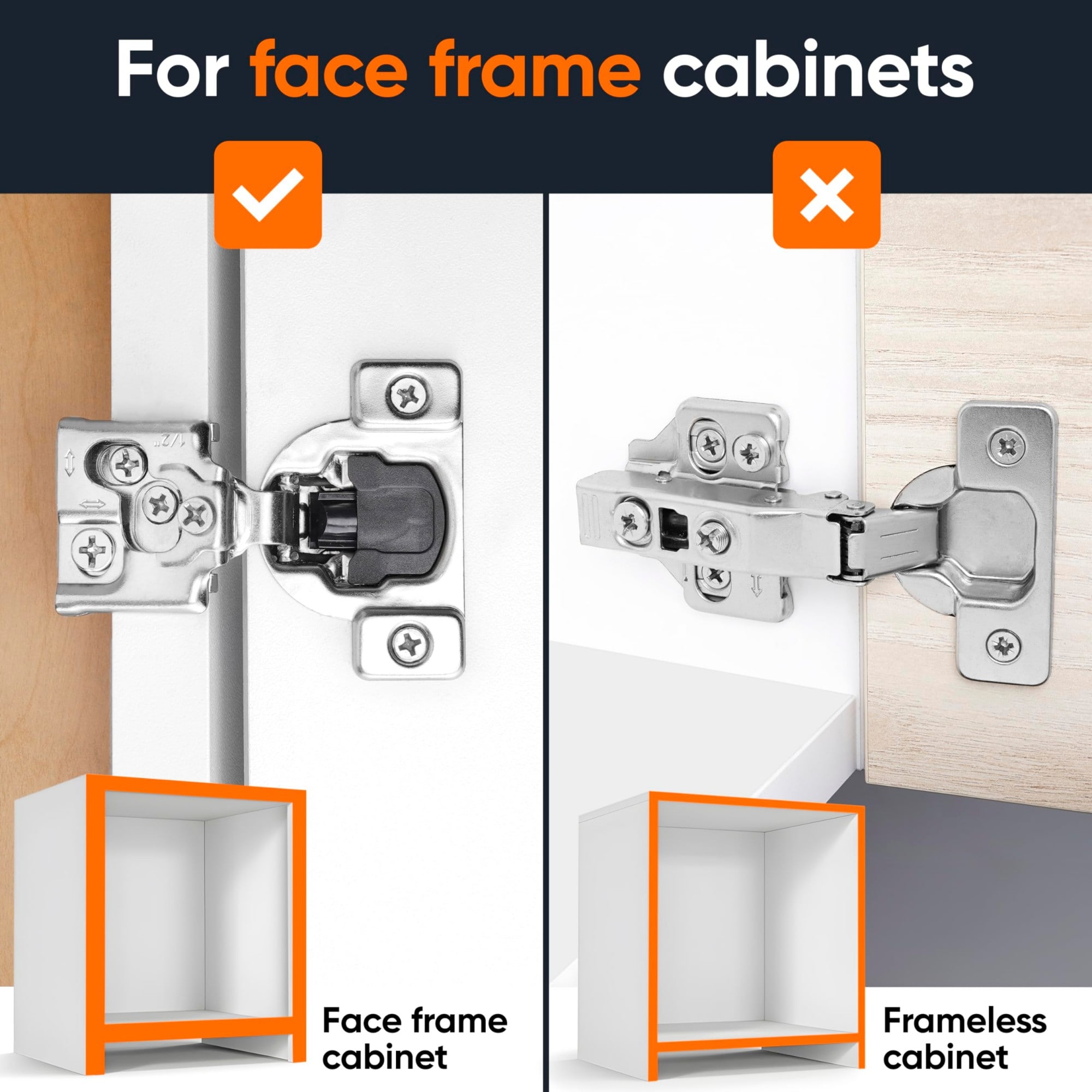Wudkey L4-ZL9Y9B Cabinet-Hinges - View #6