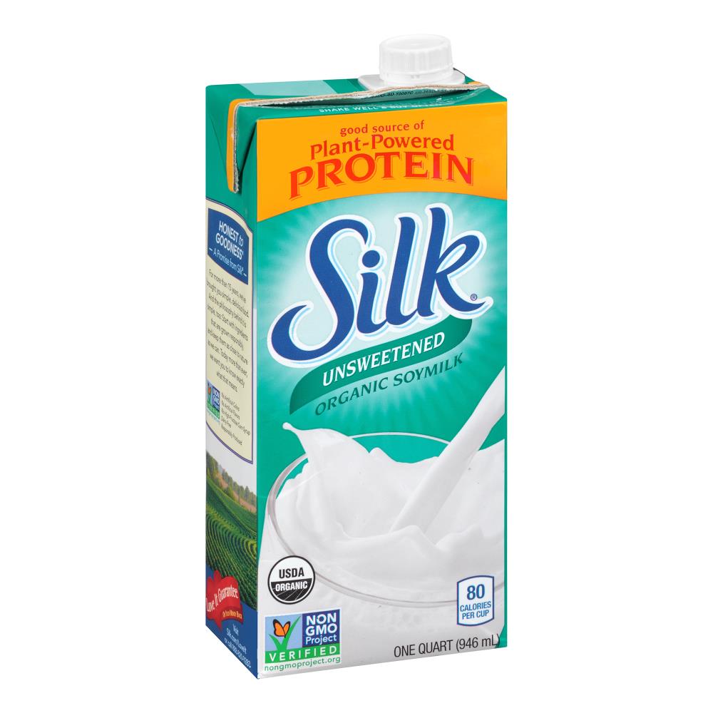 Silk Unsweetened organic soymilk 32-Pack Single-Serve Soy Milk at Lowes.com