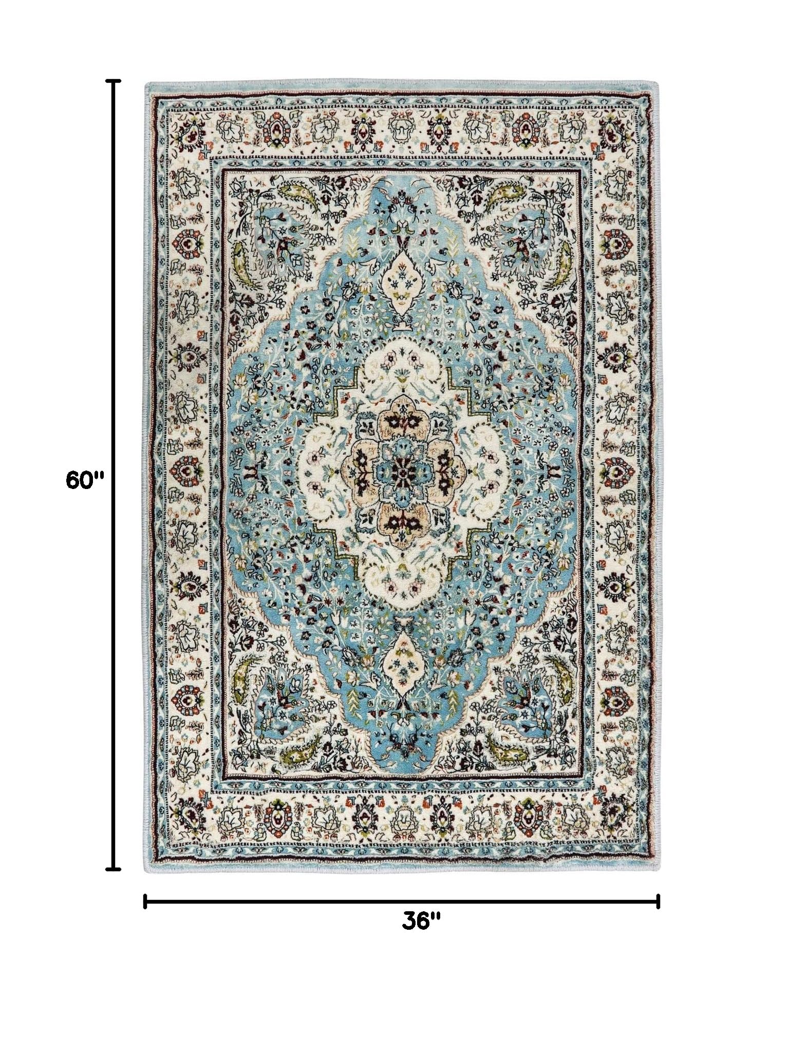 Lahome AR-DYR-011-BL4 rugs - View #3