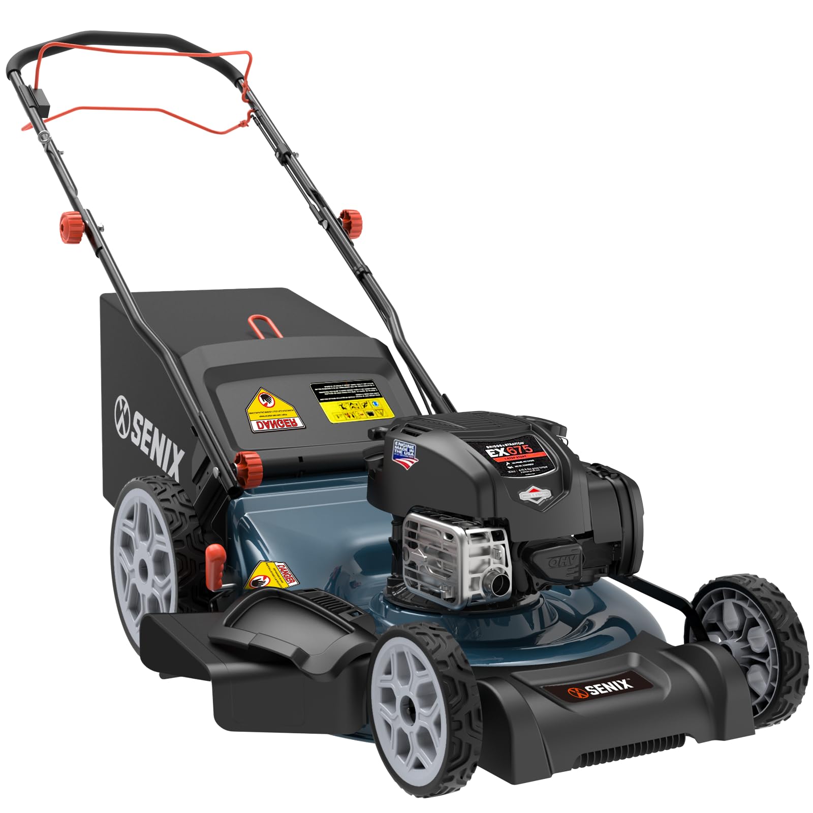 SENIX LSSG-H1 22 In. 163cc 4-Cycle 3-In-1 Self-Propelled Gas Mower