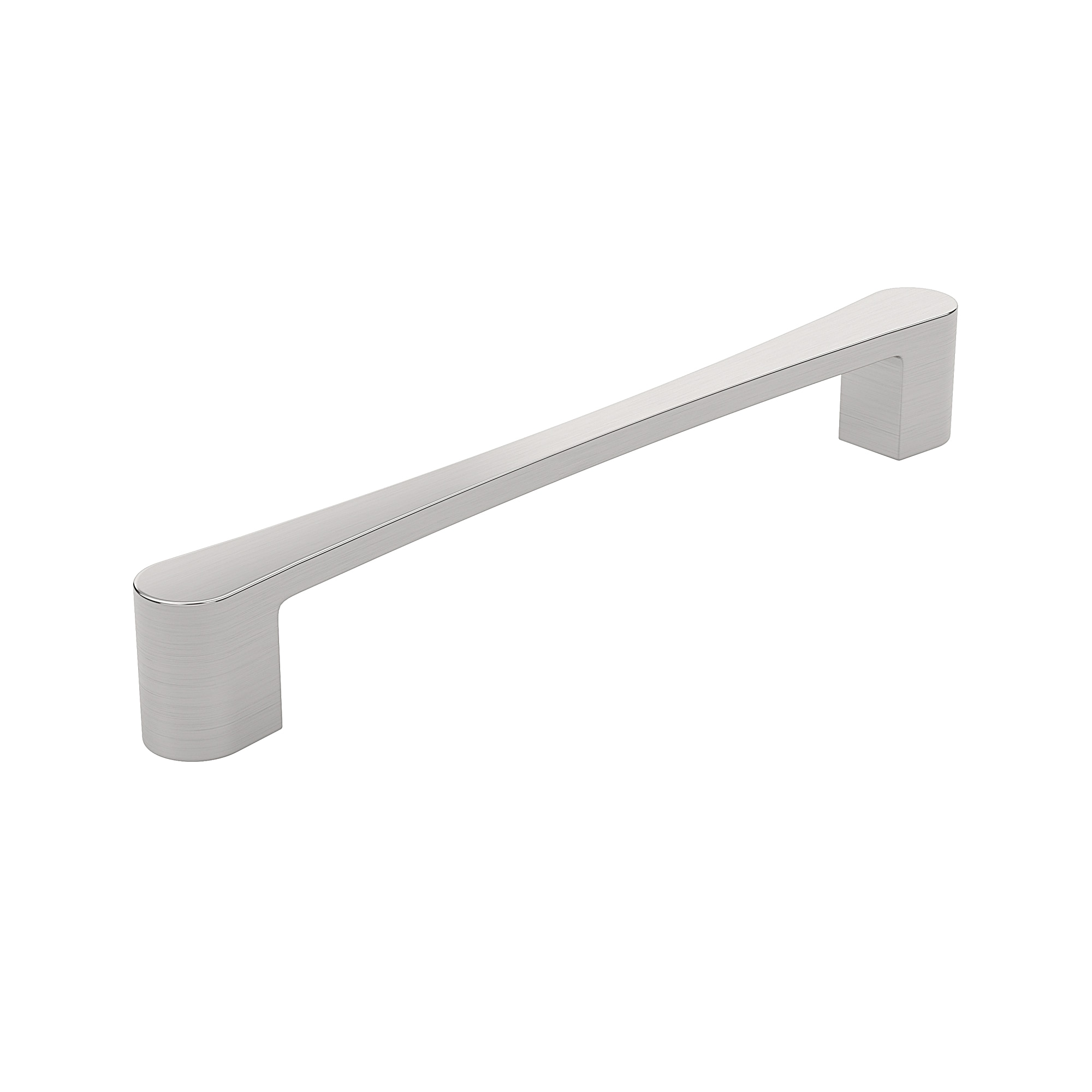 Richelieu BP7470160195 Kent 6-5/16-in , 160mm Center to Center Brushed Nickel Rectangular Handle