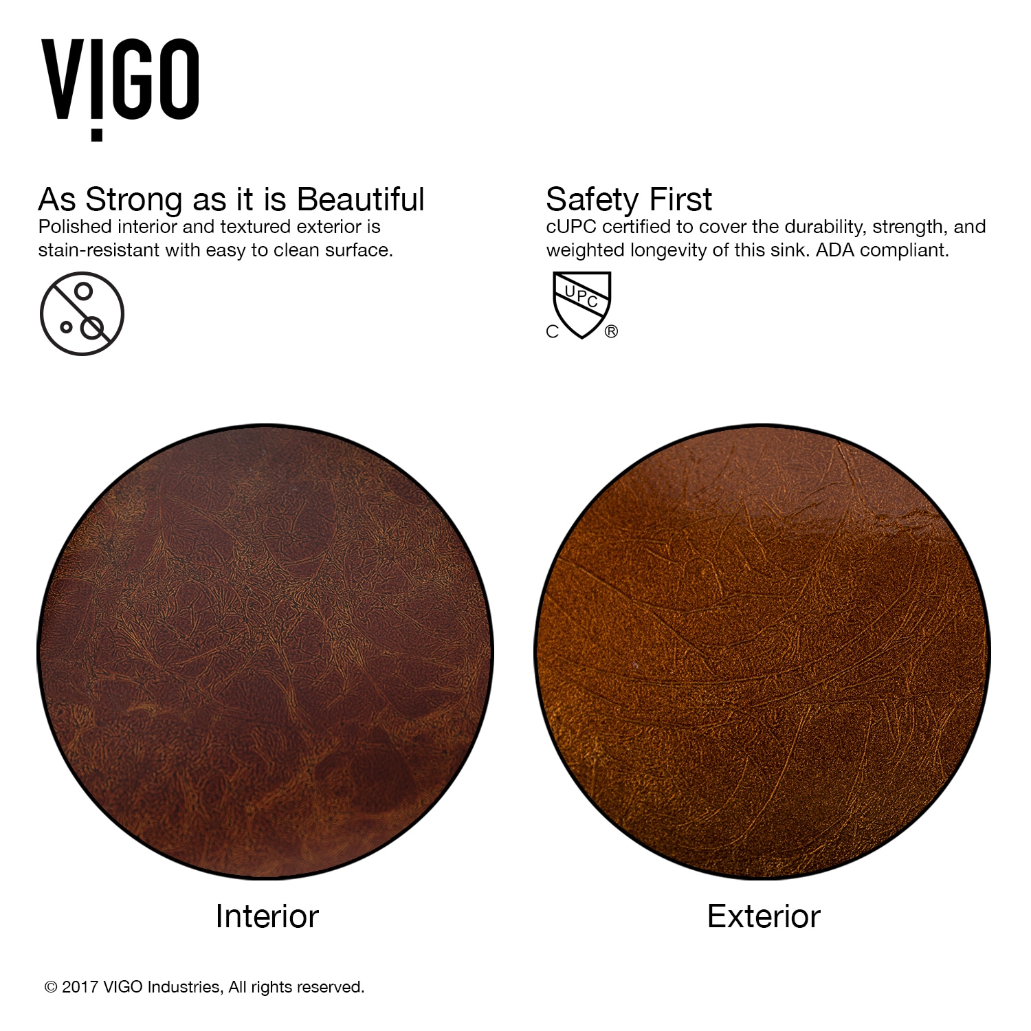 VIGO VGT1600 Bath-Sink - View #5