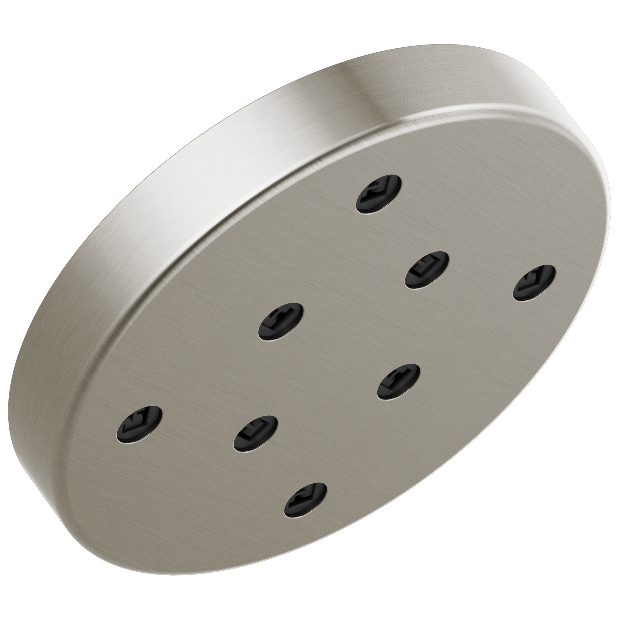 Delta 52175-SS-PR Universal Showering Components 1.0 -Settings Lumicoat Stainless 6-in Round Fixed High Pressure Shower Head 1.75 GPM