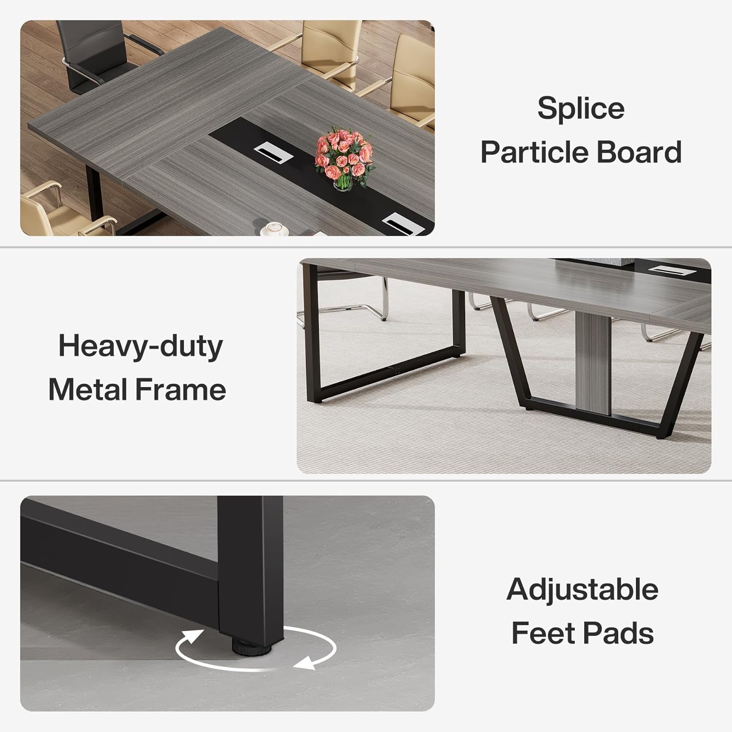 Tribesigns LWOYJL-0256YY Office-Tables - View #6
