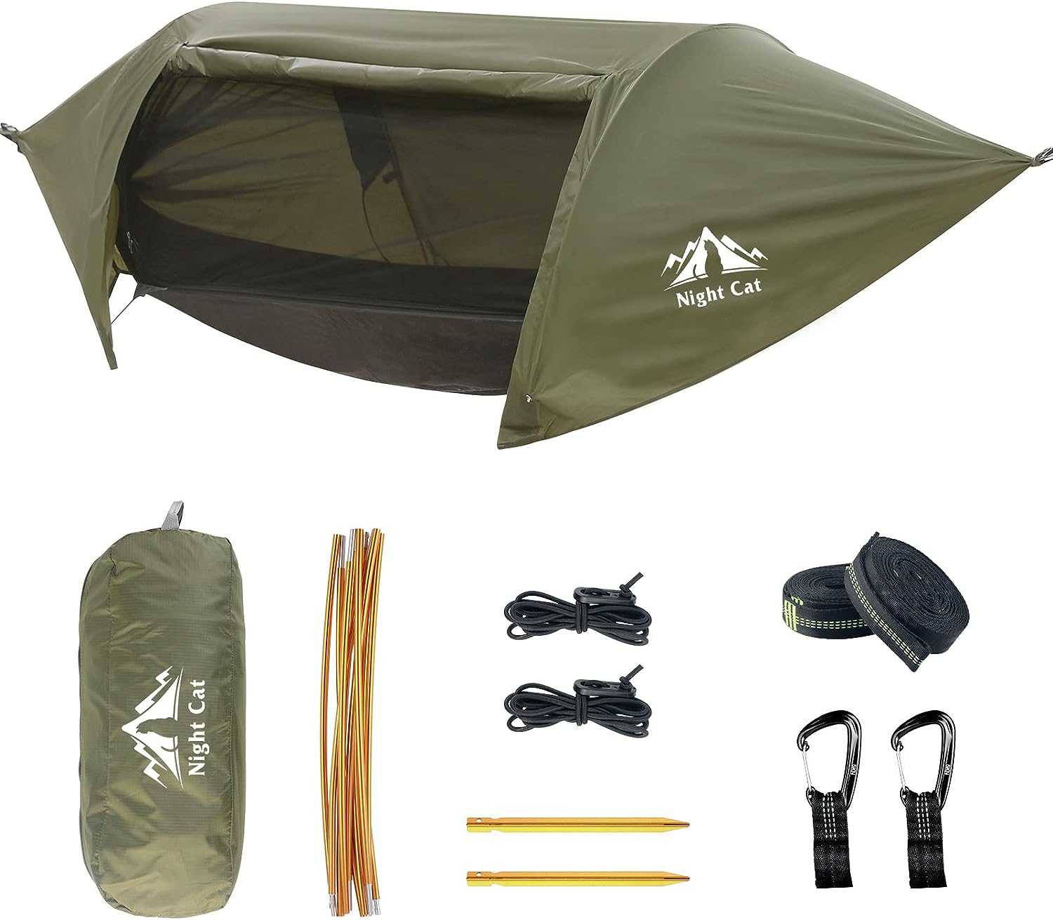 Wildaven NC23DC01A Dark Green Fabric Hammock