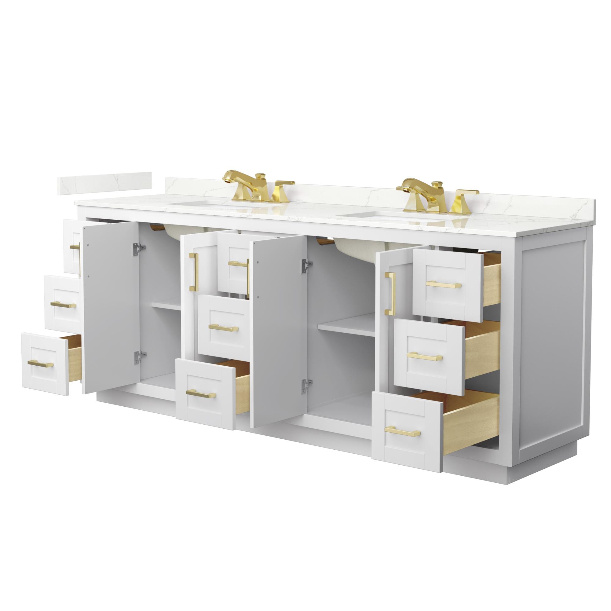 Wyndham Collection WCF292984DWGGTUS3MXX Bath-Vanity-Combo - View #3