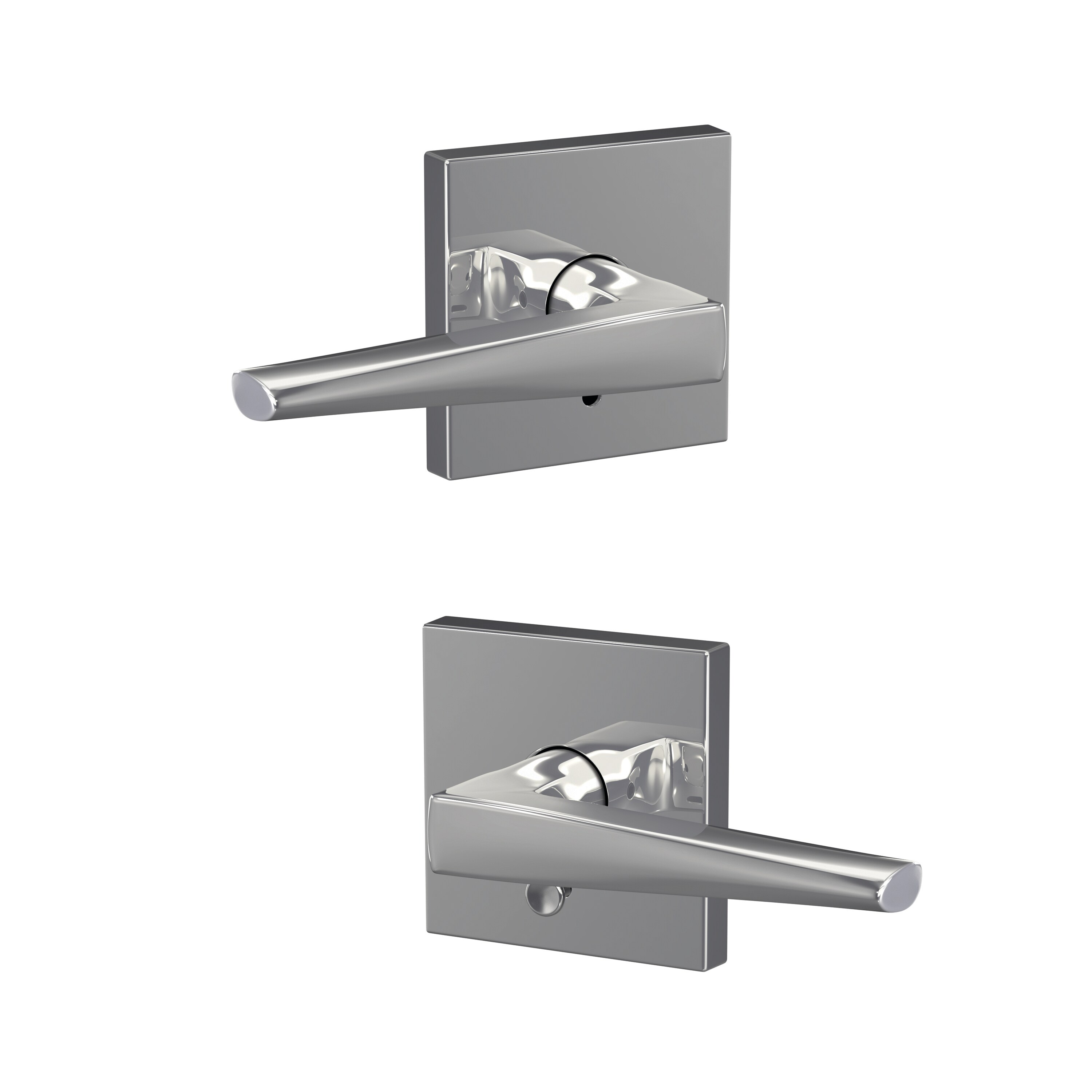 Schlage Custom Eller - Collins Bright Chrome Interior or Bed/Bath Hall ...