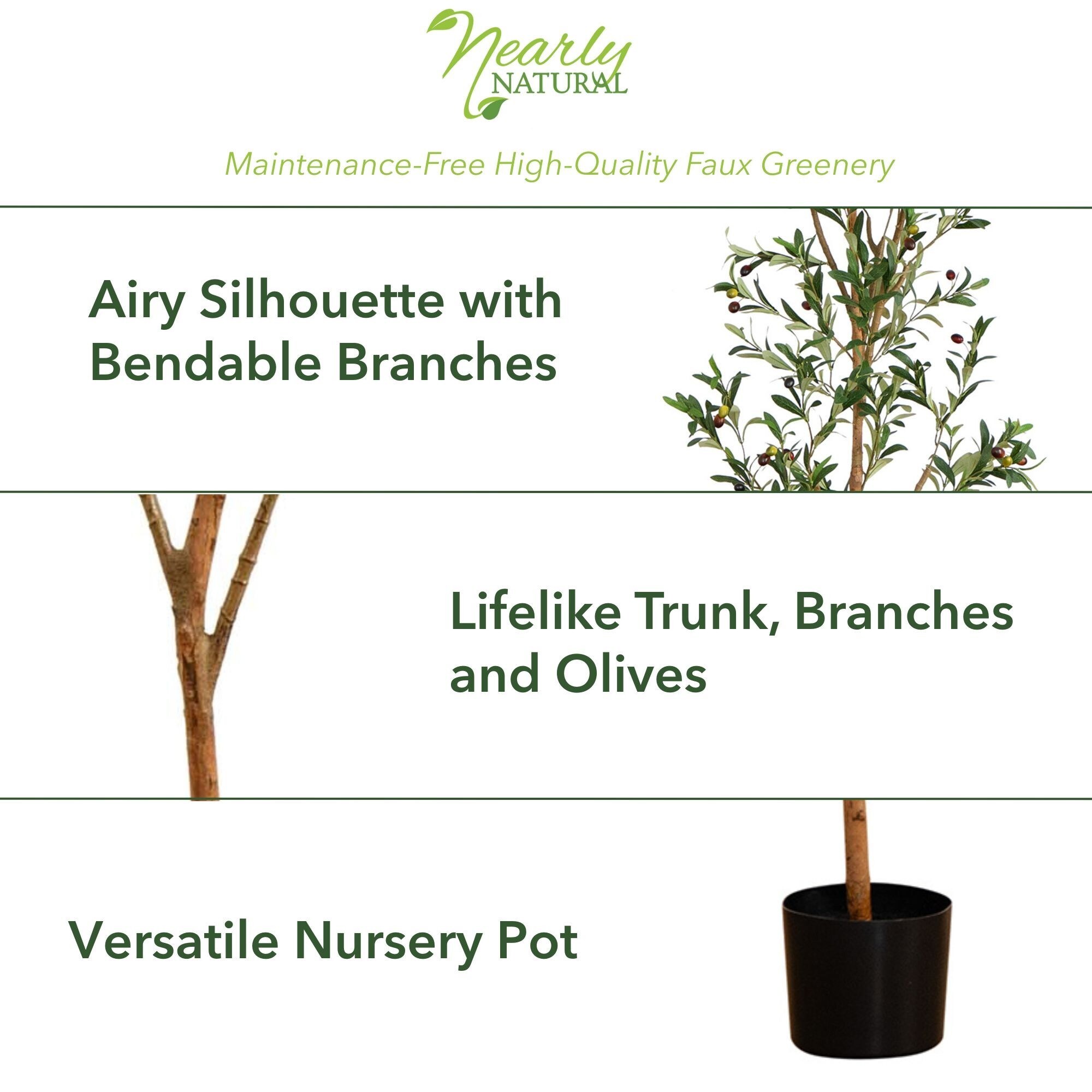 Nearly Natural T4646 Artificial-Plants-Trees - View #3