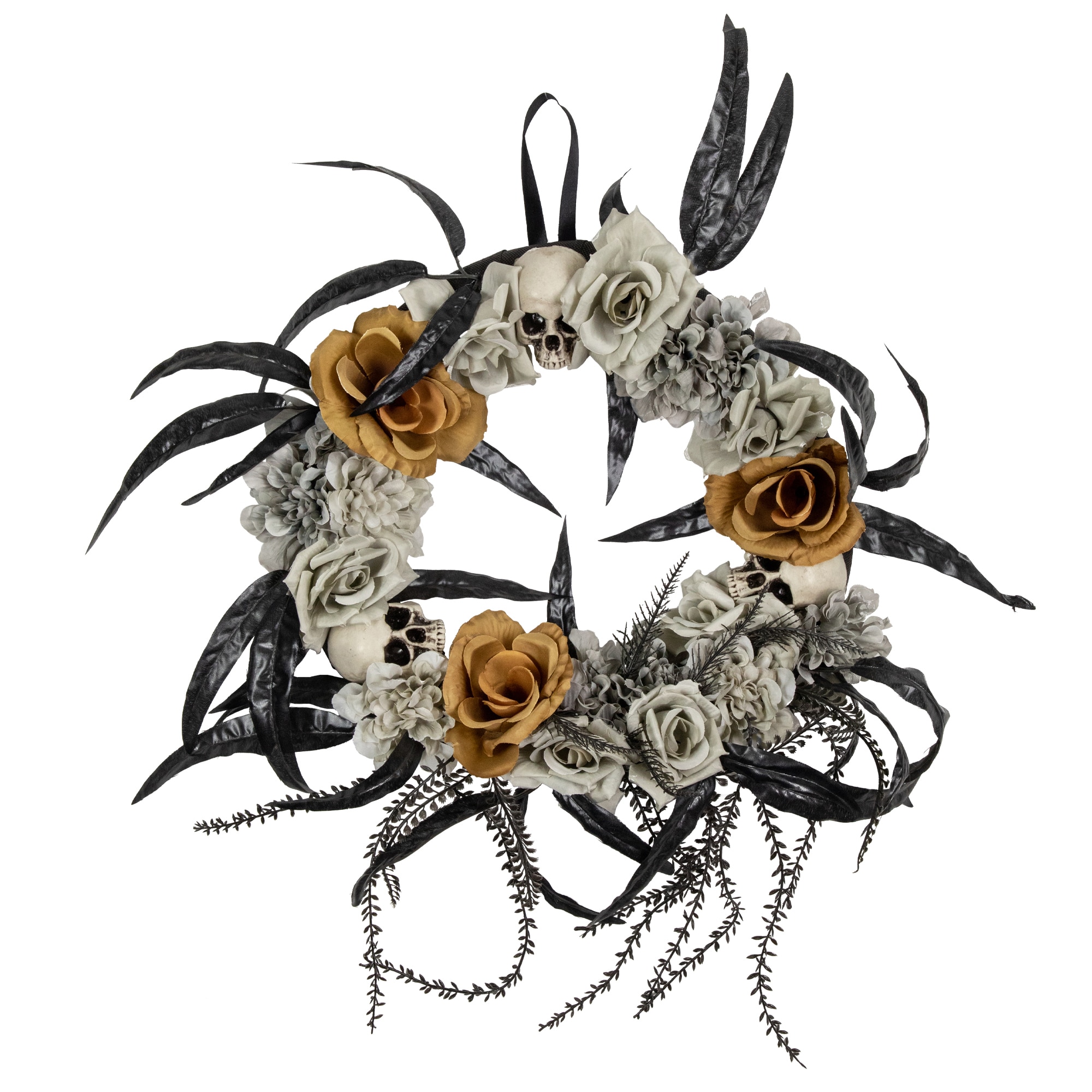 Northlight 35131177 1.16-ft 14-in Gray Artificial wreath