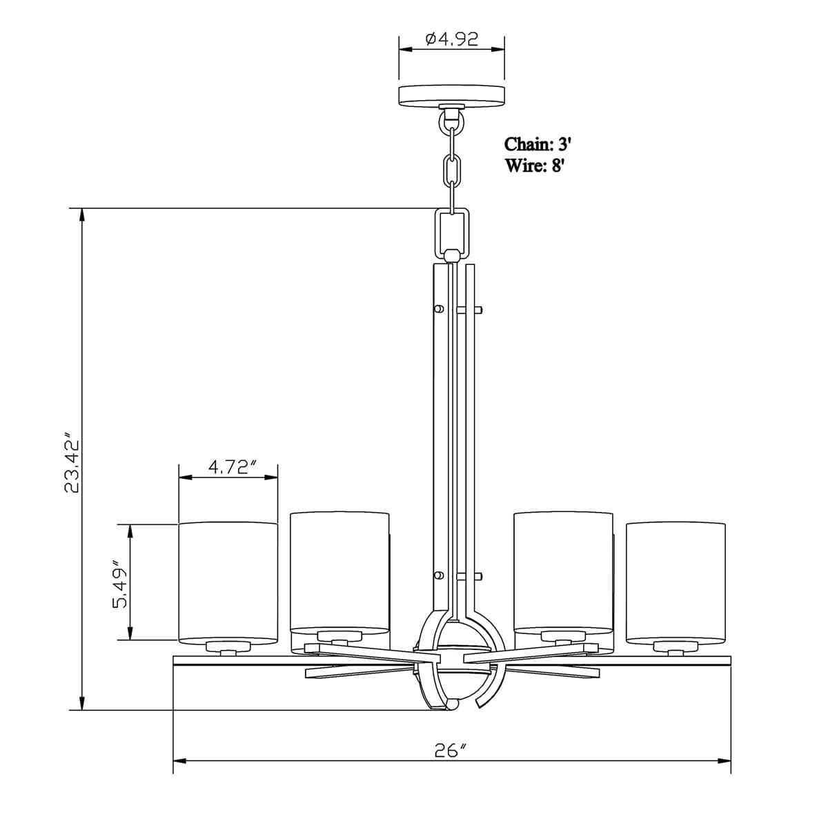 Forte Lighting 1307886 b090015 - View #3