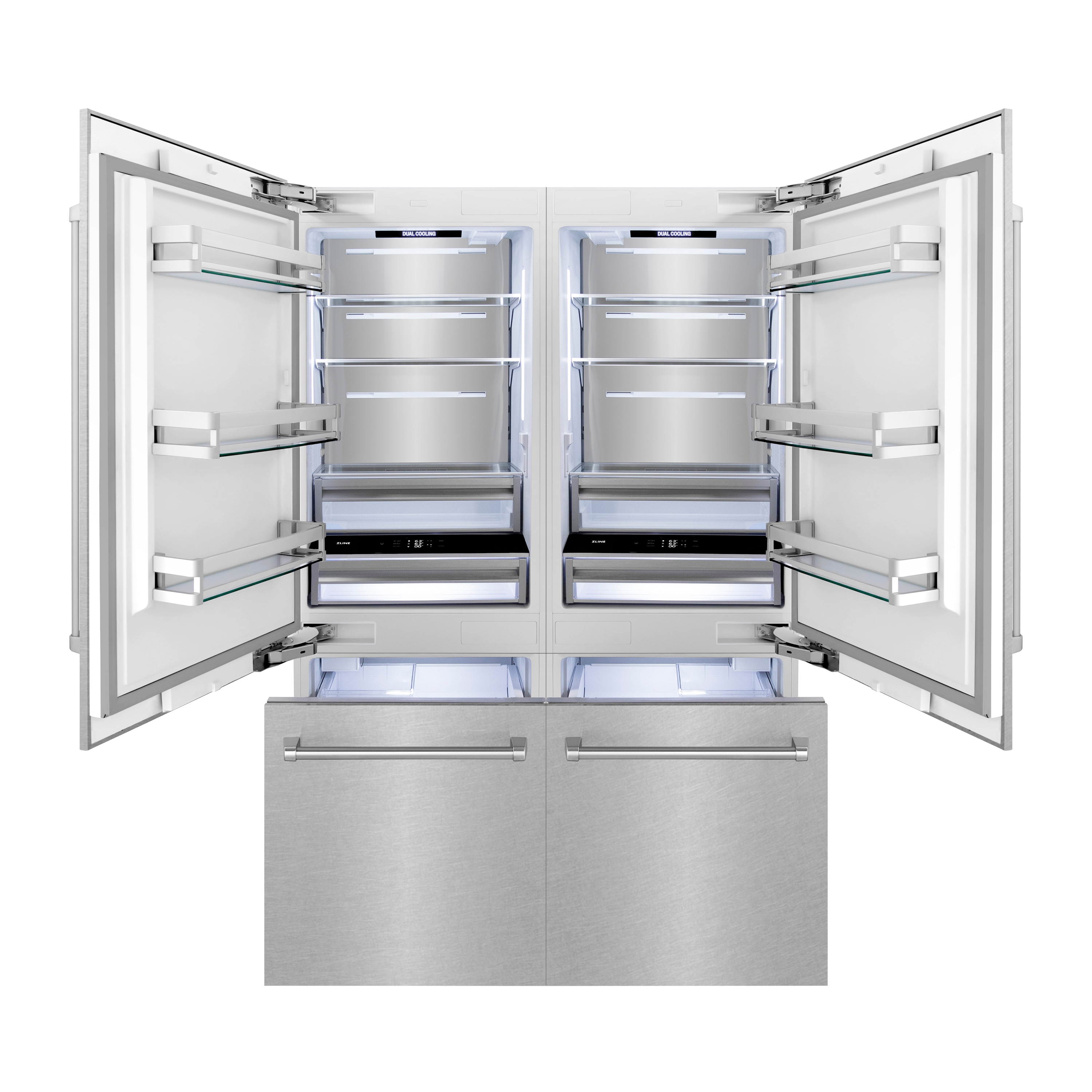 ZLINE KITCHEN & BATH RBIV-SN-60 French-Door-Refrigerators - View #3