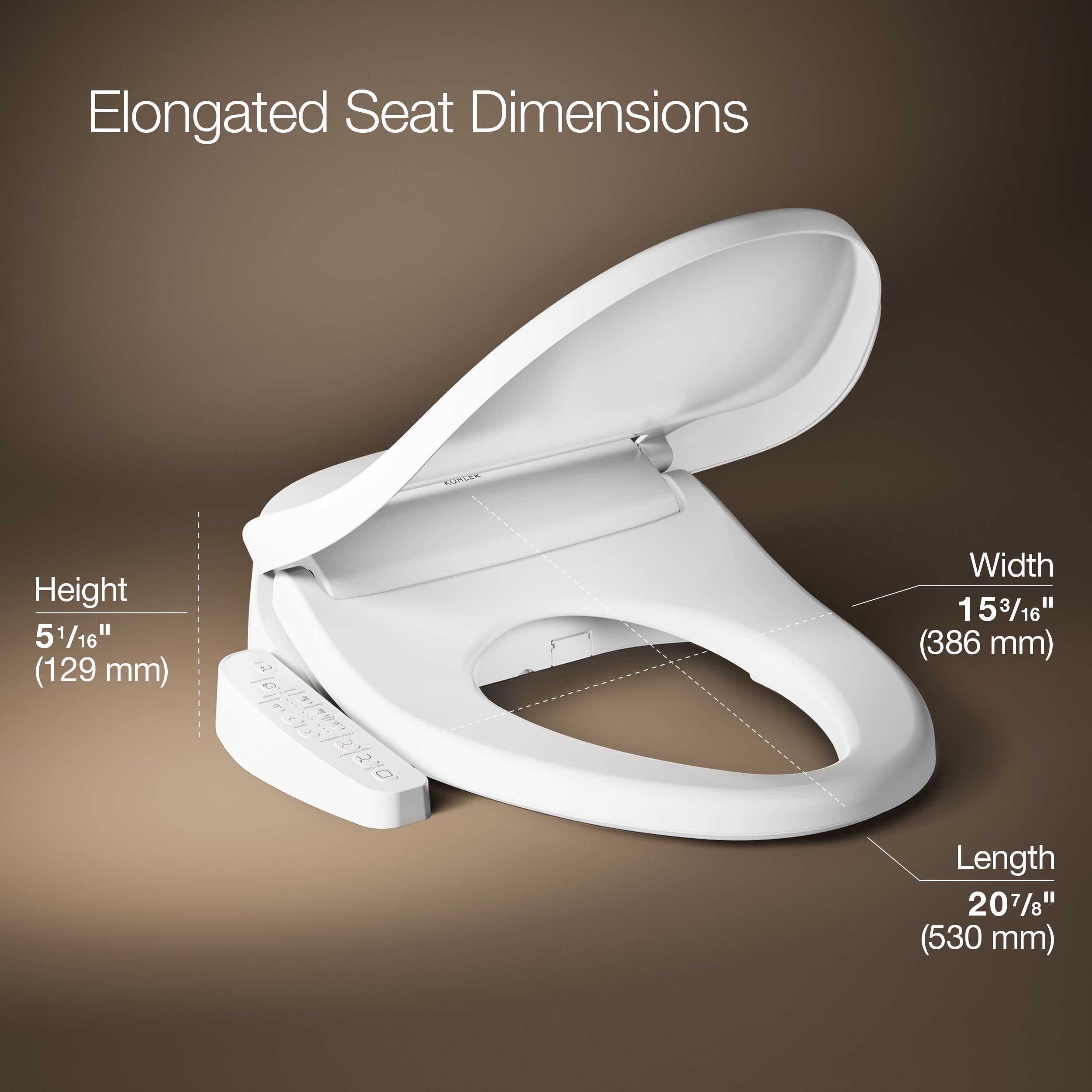 KOHLER 32330-0 Bidet-Toilet-Seats - View #12