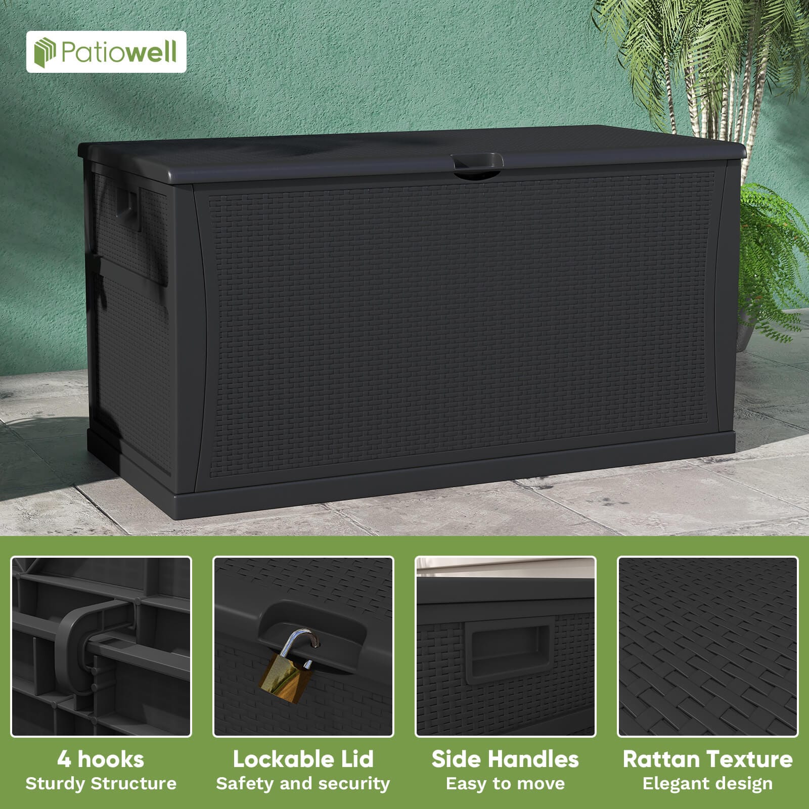 Patiowell WES-PSB1460R0 Deck-Boxes - View #2