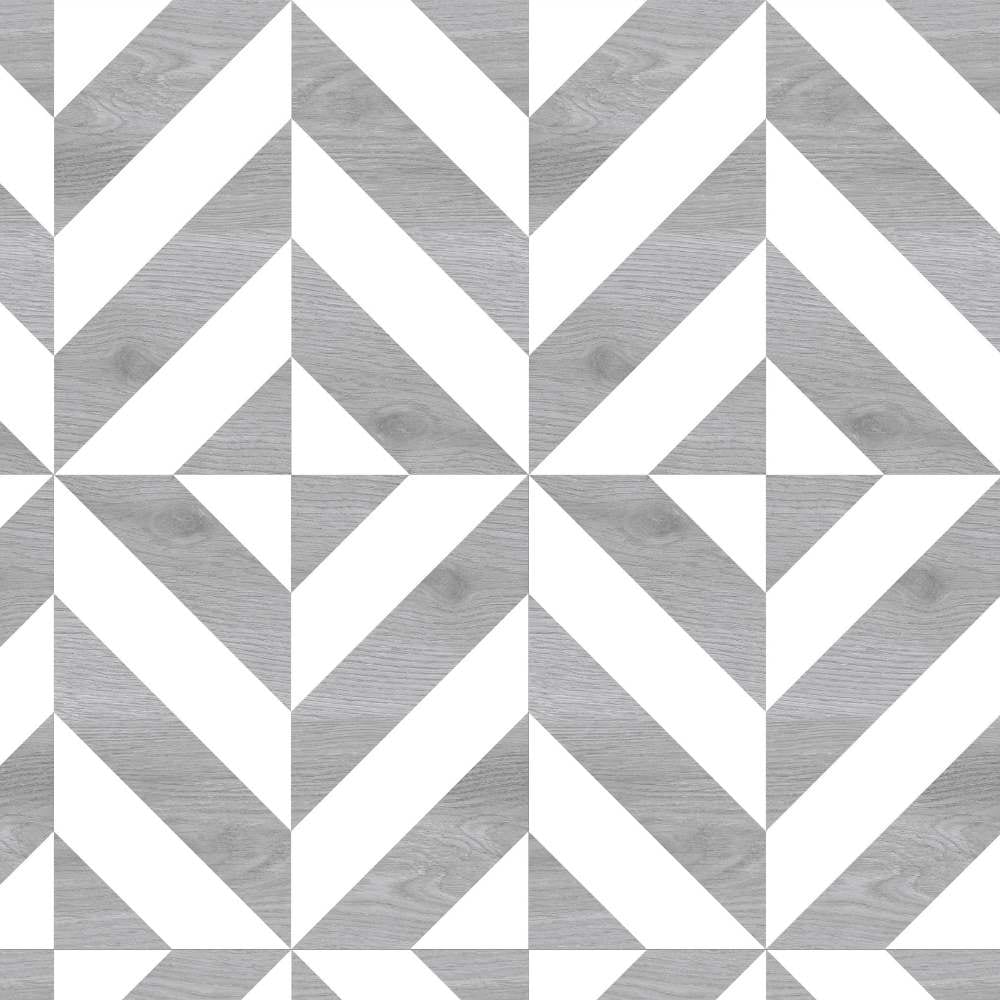 The Tile Life TLARE1010BG Larissa Banda Gris 10-in x 10-in Matte Porcelain Wood Look Floor and Wall Tile (11-sq. ft/ Carton)