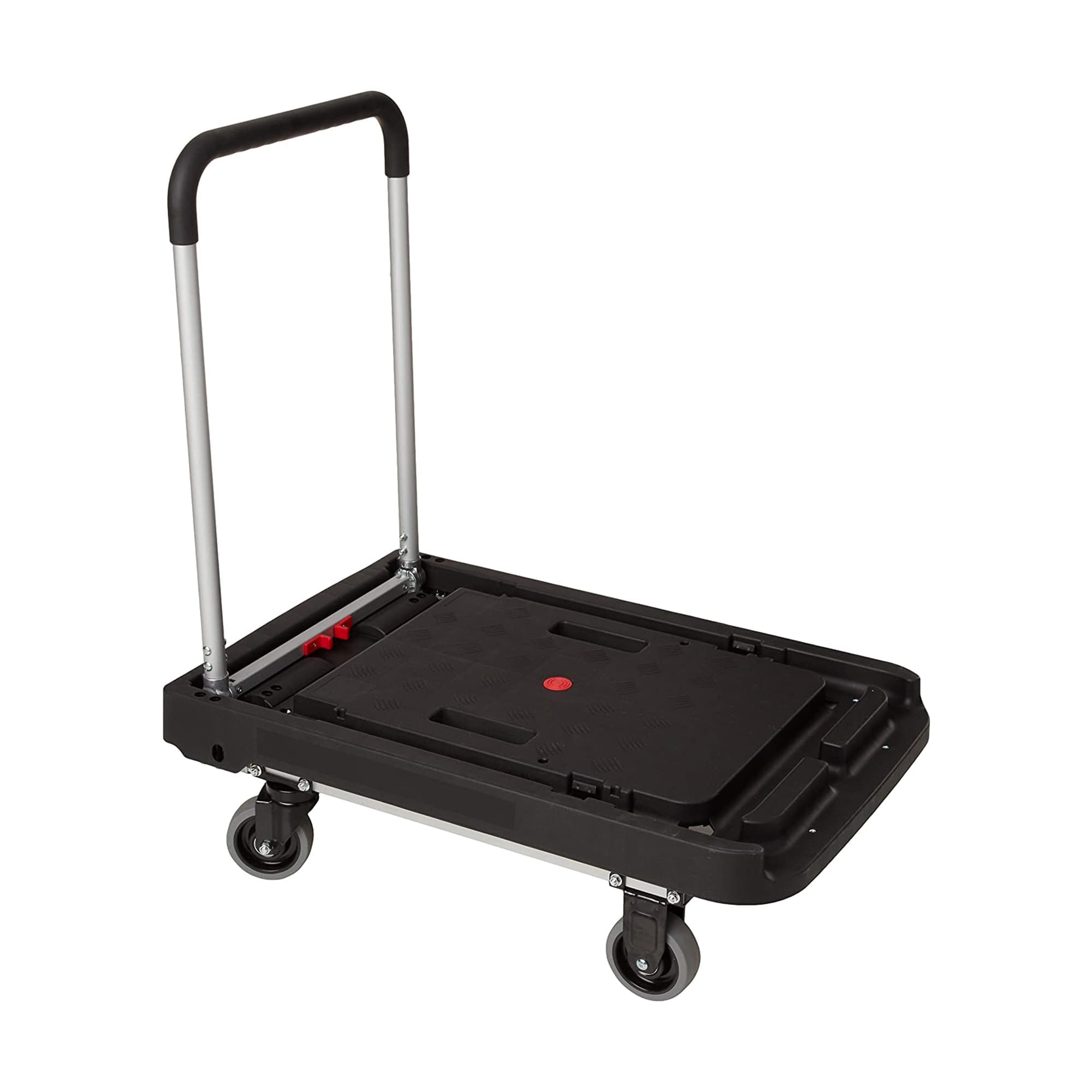 MAGNA CART 274252 Foldable Dolly Cart Platform Hand Truck with Wheels 500 Lbs