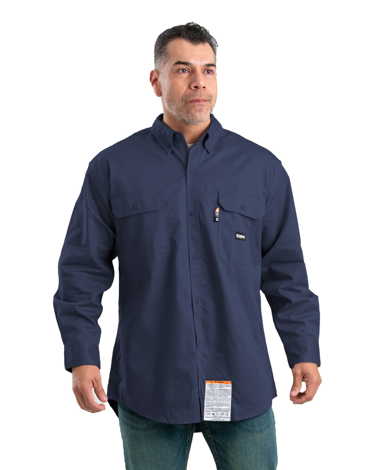 BERNE APPAREL FRSH10NVR400 Tops-Shirts - View #4